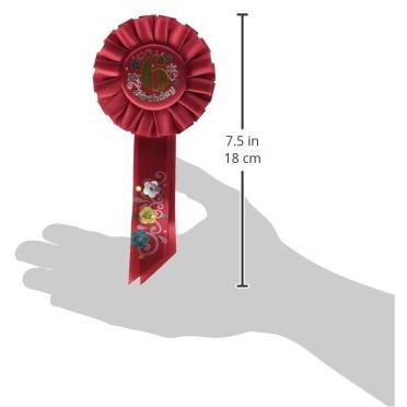 My  6th  Birthday Rosette