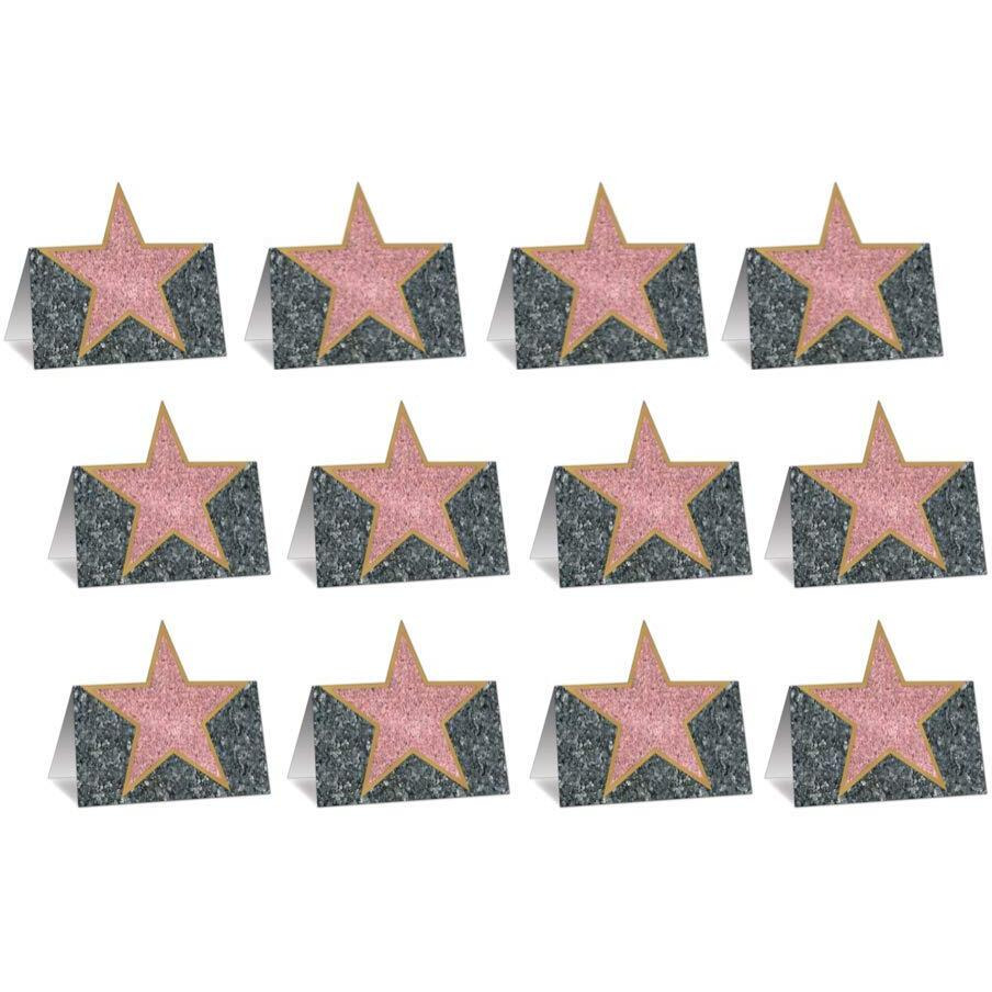 Elegant Star Place Cards - Pack of 12 | Add Glamour to Your Event