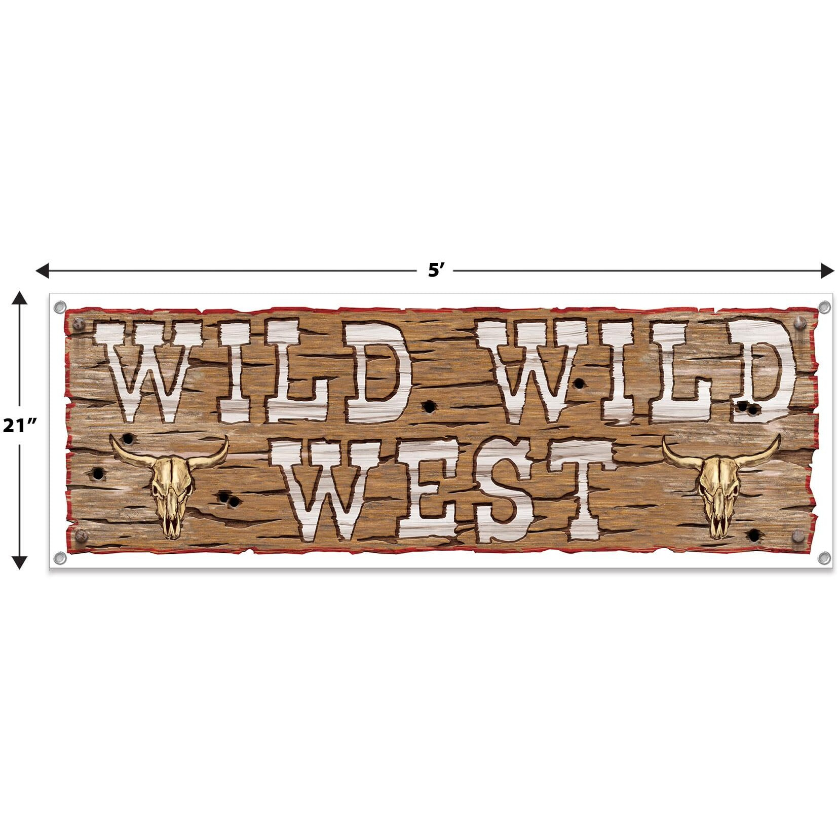 Wild West Sign Banner Pack - Create an Authentic Western Atmosphere