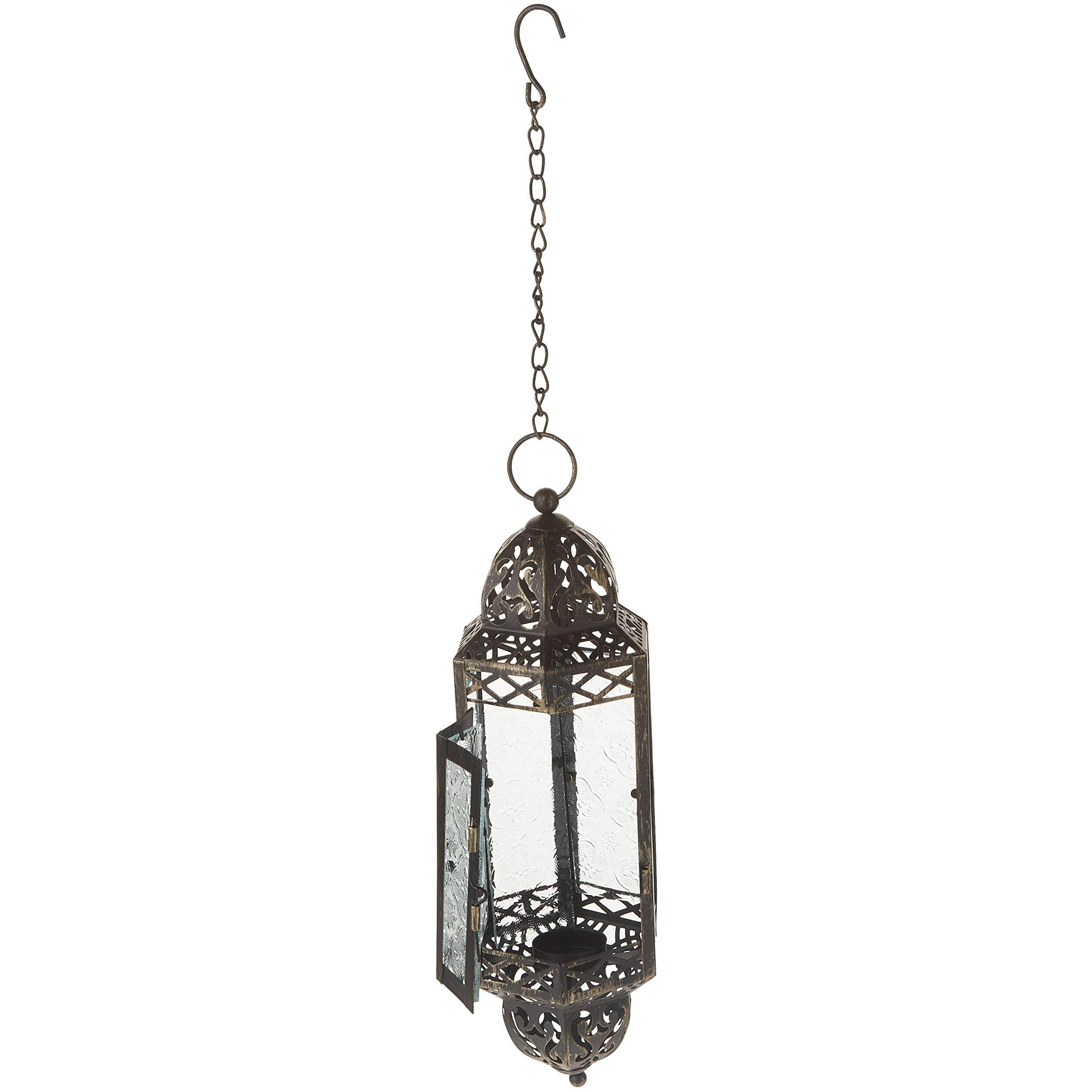 VICTORIAN HANGING CANDLE LANTERN