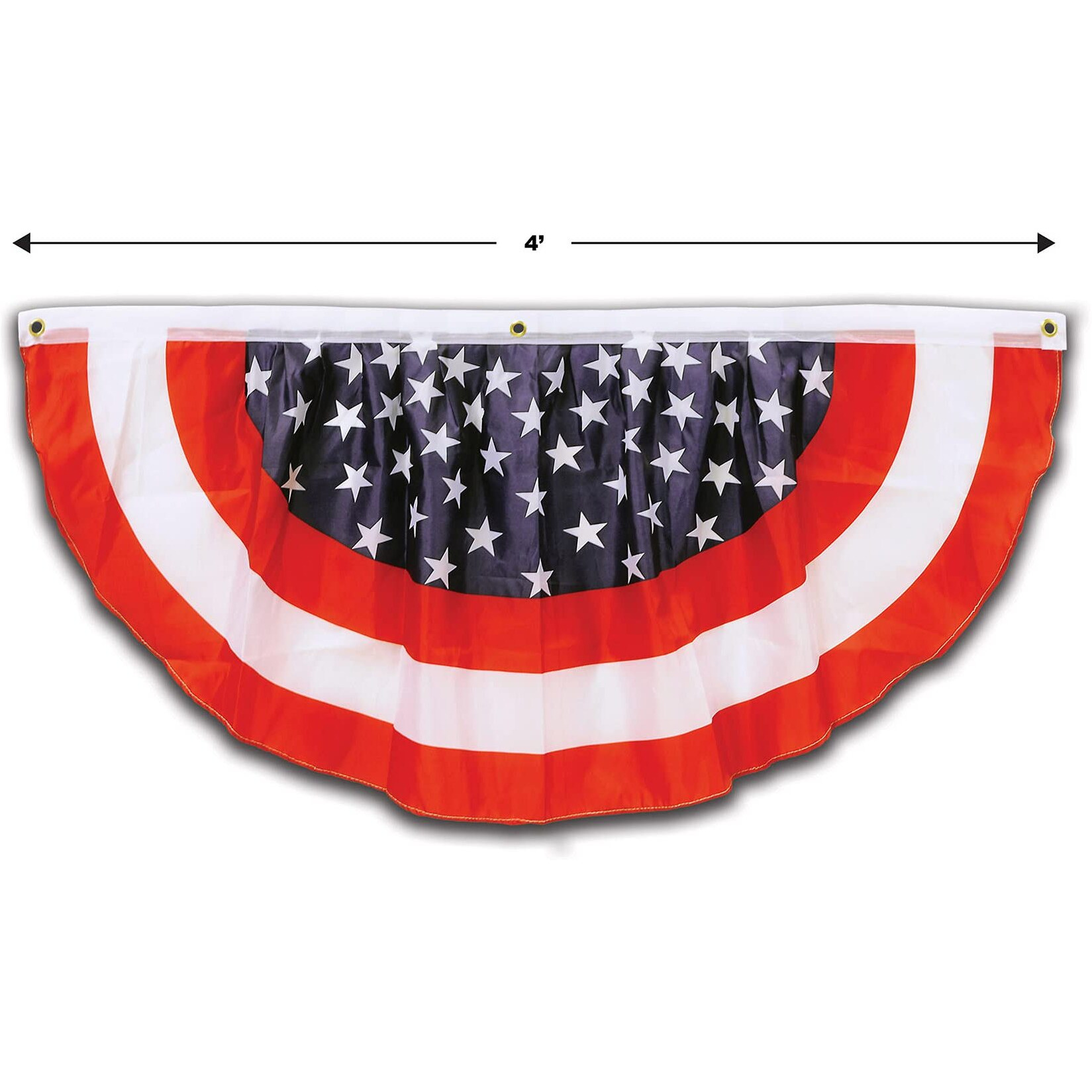 Stars & Stripes Fabric Bunting