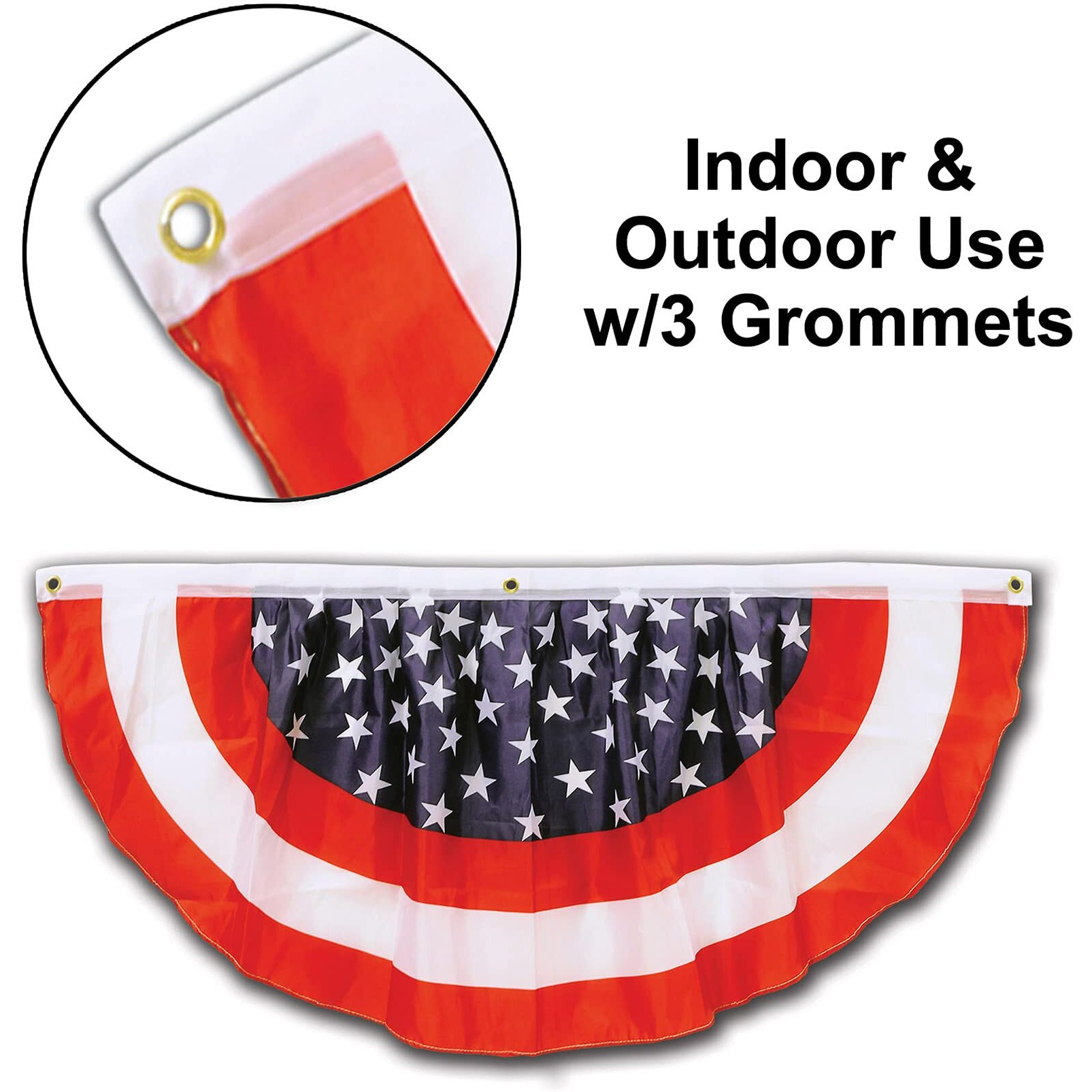 Stars & Stripes Fabric Bunting