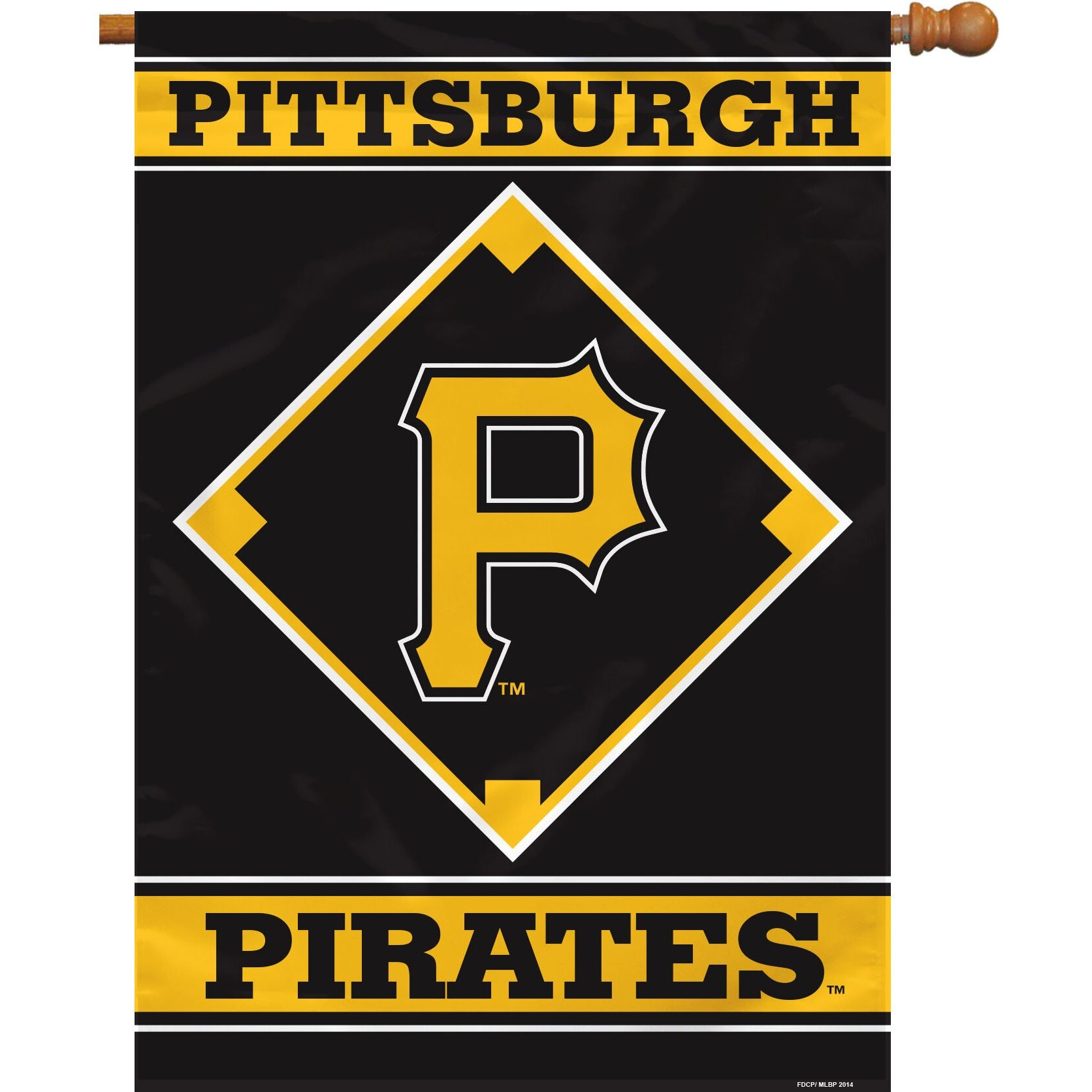 Pittsburgh Pirates Flag 28x40 House 1-Sided CO
