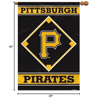 Pittsburgh Pirates Flag 28x40 House 1-Sided CO