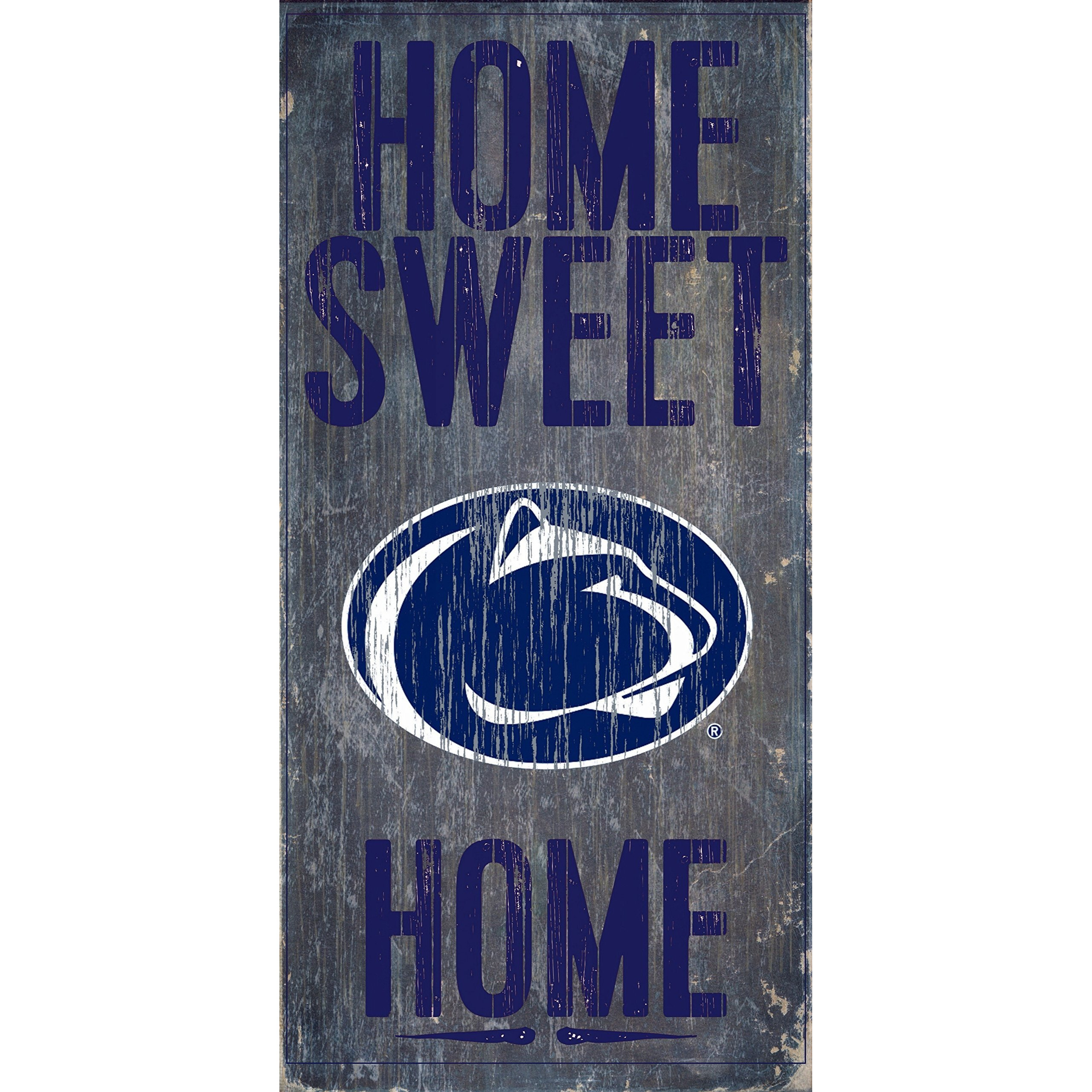 Penn State Nittany Lions Wood Sign - Home Sweet Home 6&quotx12"