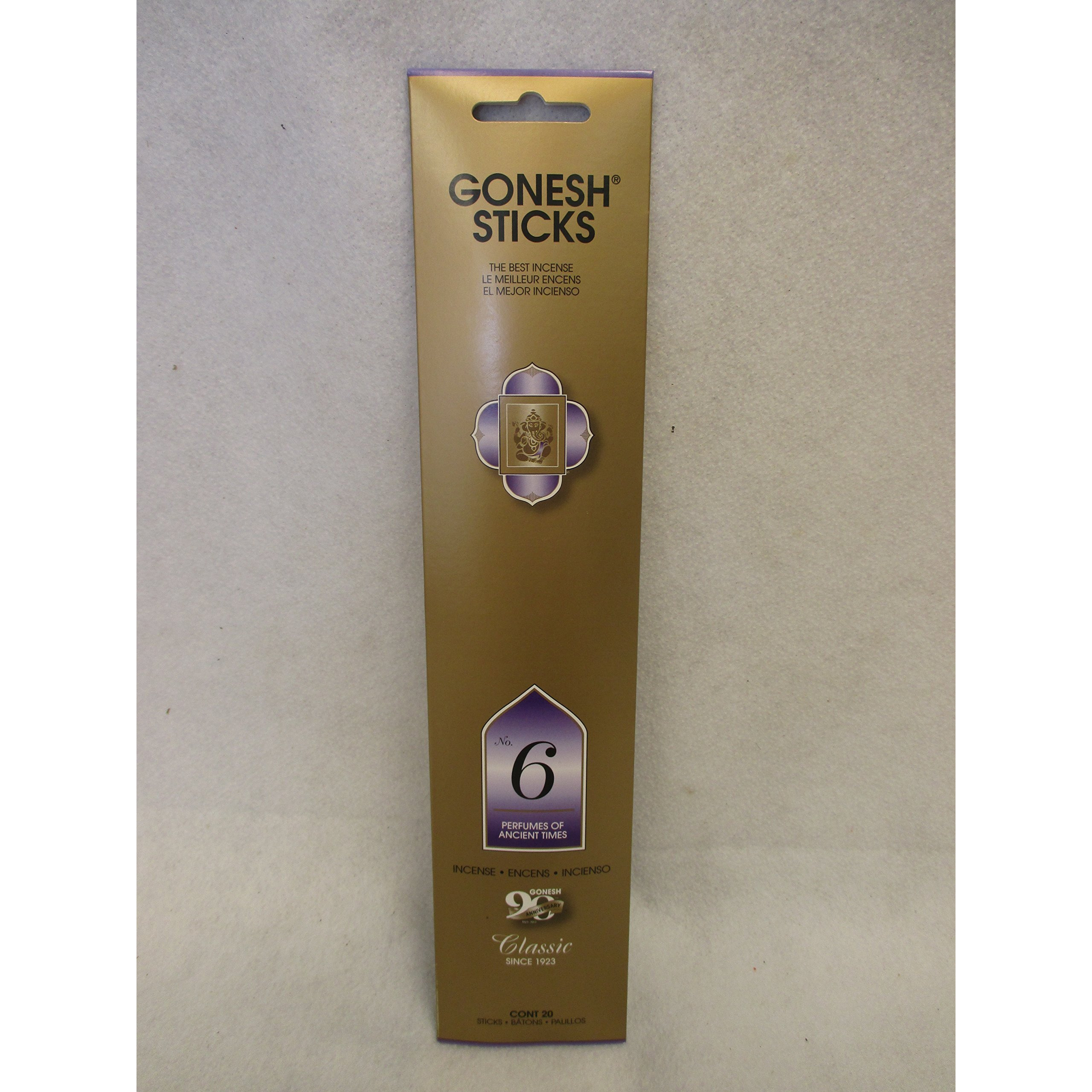 Sg No. 6 Incense Sticks 2 Size Ea
