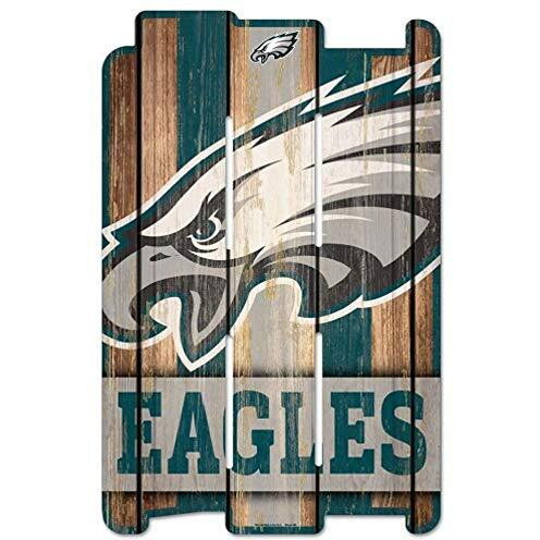 Philadelphia Eagles Sign 11x17 Wood Fence Style