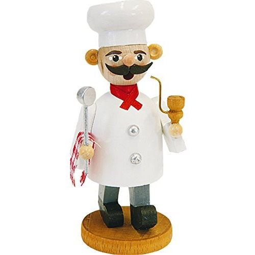 26342 - Richard Glaesser Incense Burner - Chef - 4.5&quotH x 2.5&quotW x 2&quotD