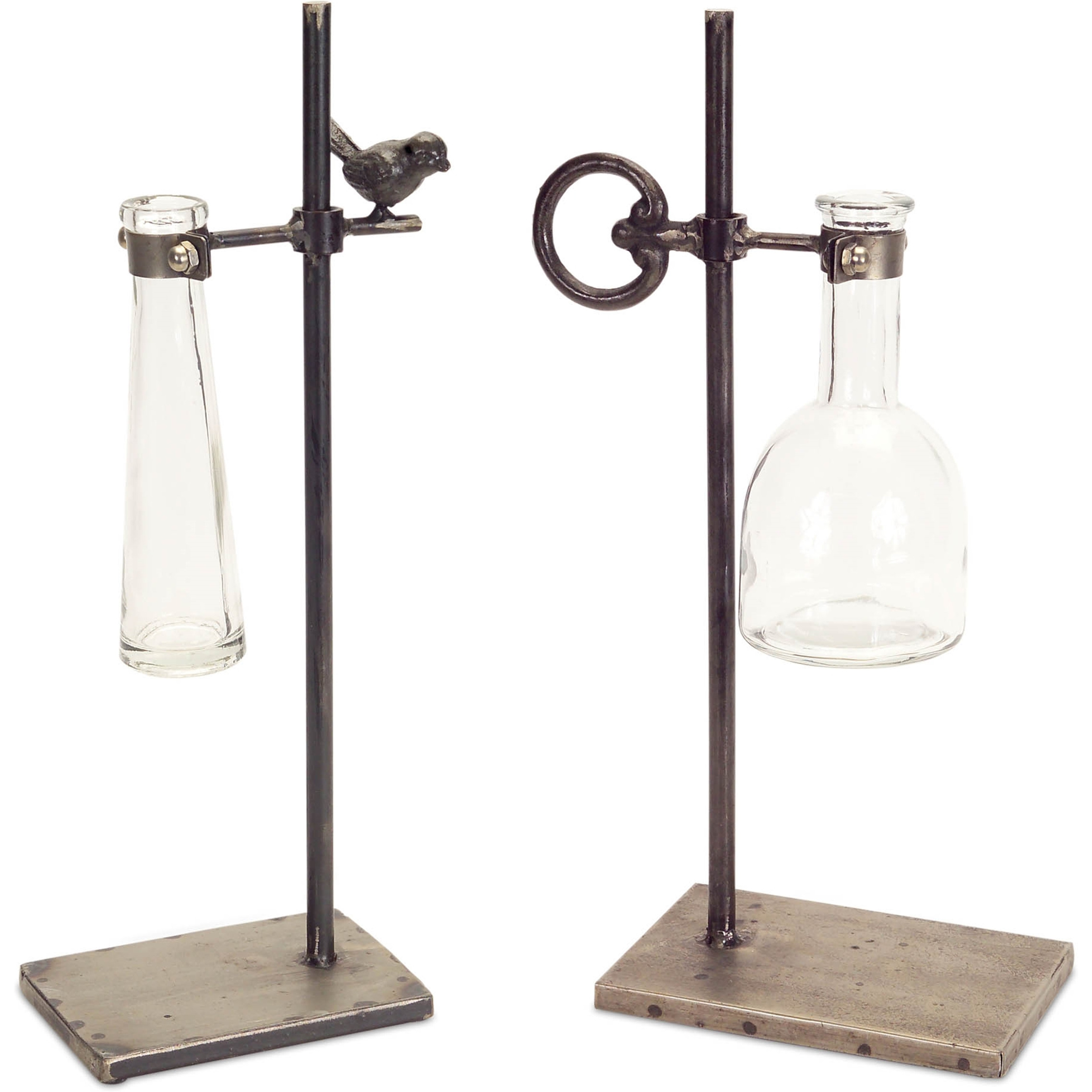 Bud Vase w/Stand (Set of 2)