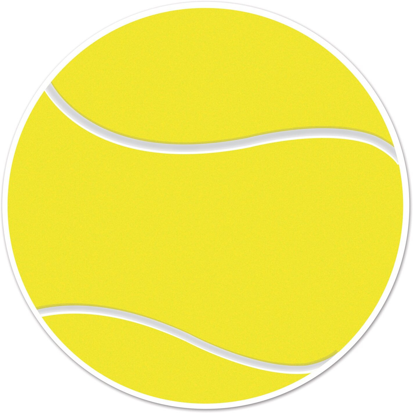 Tennis Ball Cutout