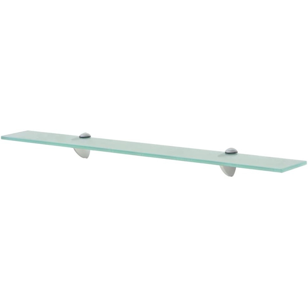 vidaXL Floating Shelf Glass 27.6&quotx3.9" 0.3"