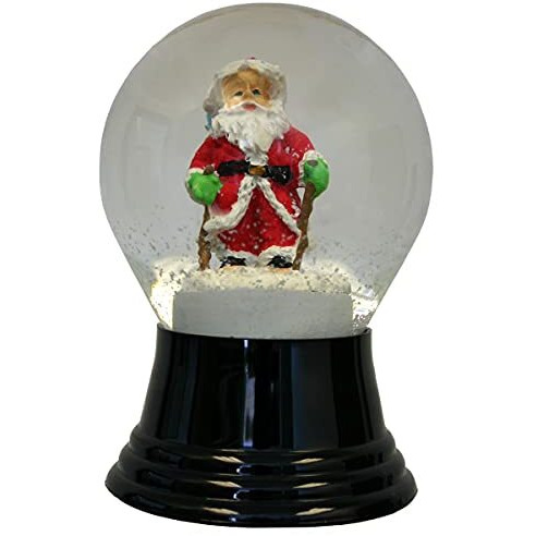 Perzy Snowglobe - Medium Santa Claus - 5&quotH x 3&quotW x 3&quotD