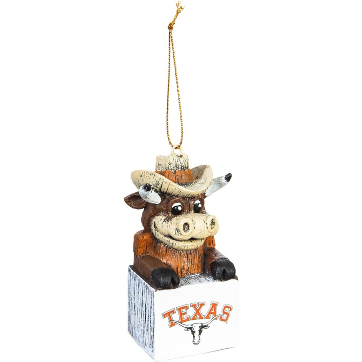 Texas Longhorns Ornament Tiki Design - Special Order