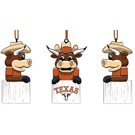 Texas Longhorns Ornament Tiki Design - Special Order