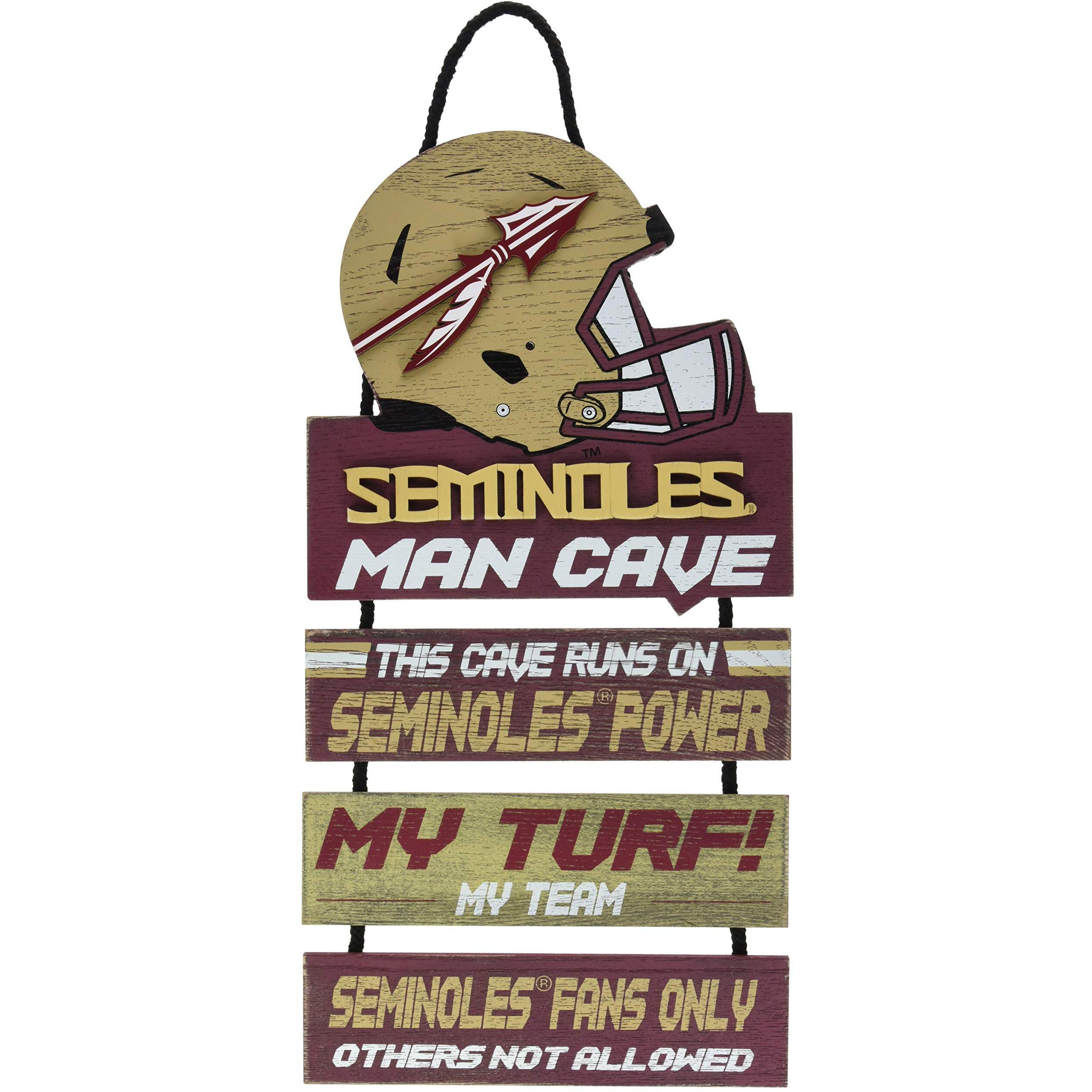 Florida State Seminoles Sign Wood Man Cave Design