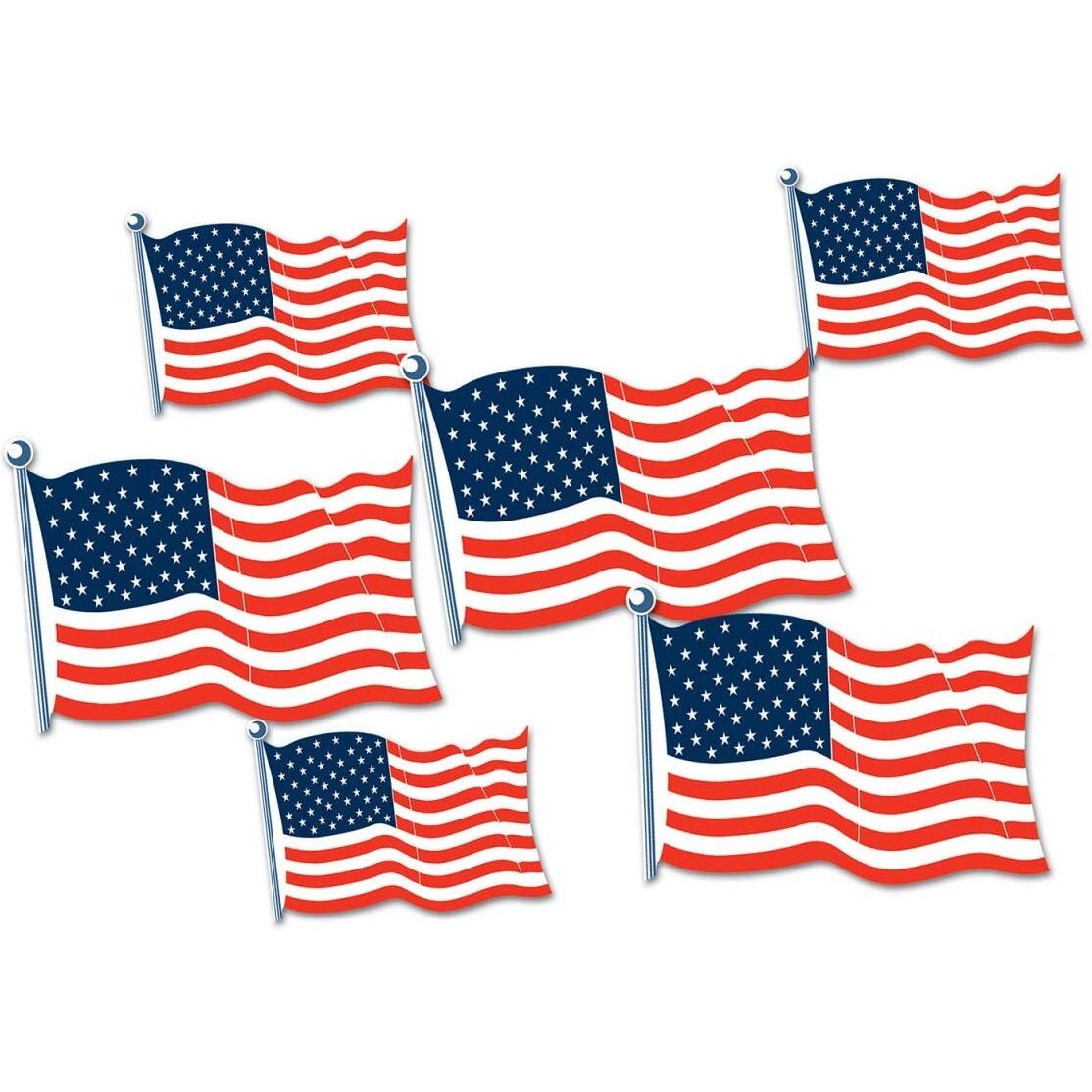American Flag Cutouts