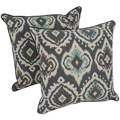 Blazing Needles 18-inch Corded Throw Pillows with Inserts (Set of 2)