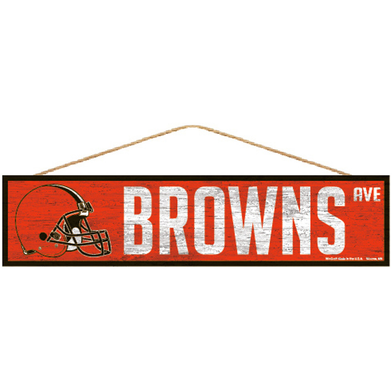 Cleveland Browns Sign 4x17 Wood Avenue Design