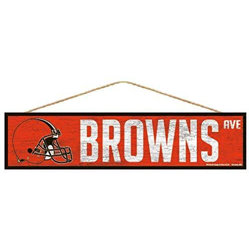 Cleveland Browns Sign 4x17 Wood Avenue Design