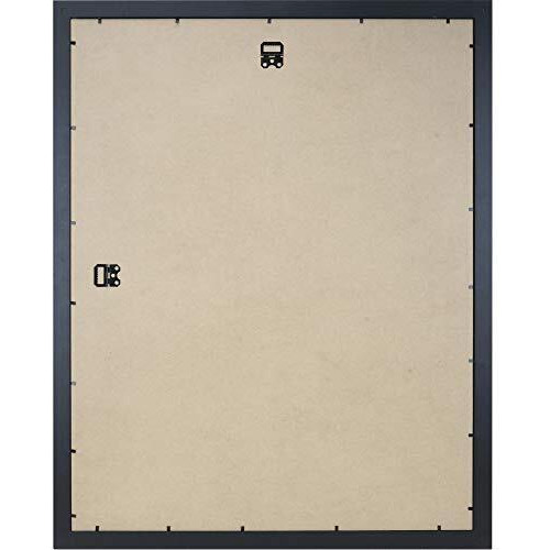 Lorell Solid Wood Poster Frame - 22" x 28" Frame Size - Rectangle - Horizontal, Vertical - 1 Each - Black