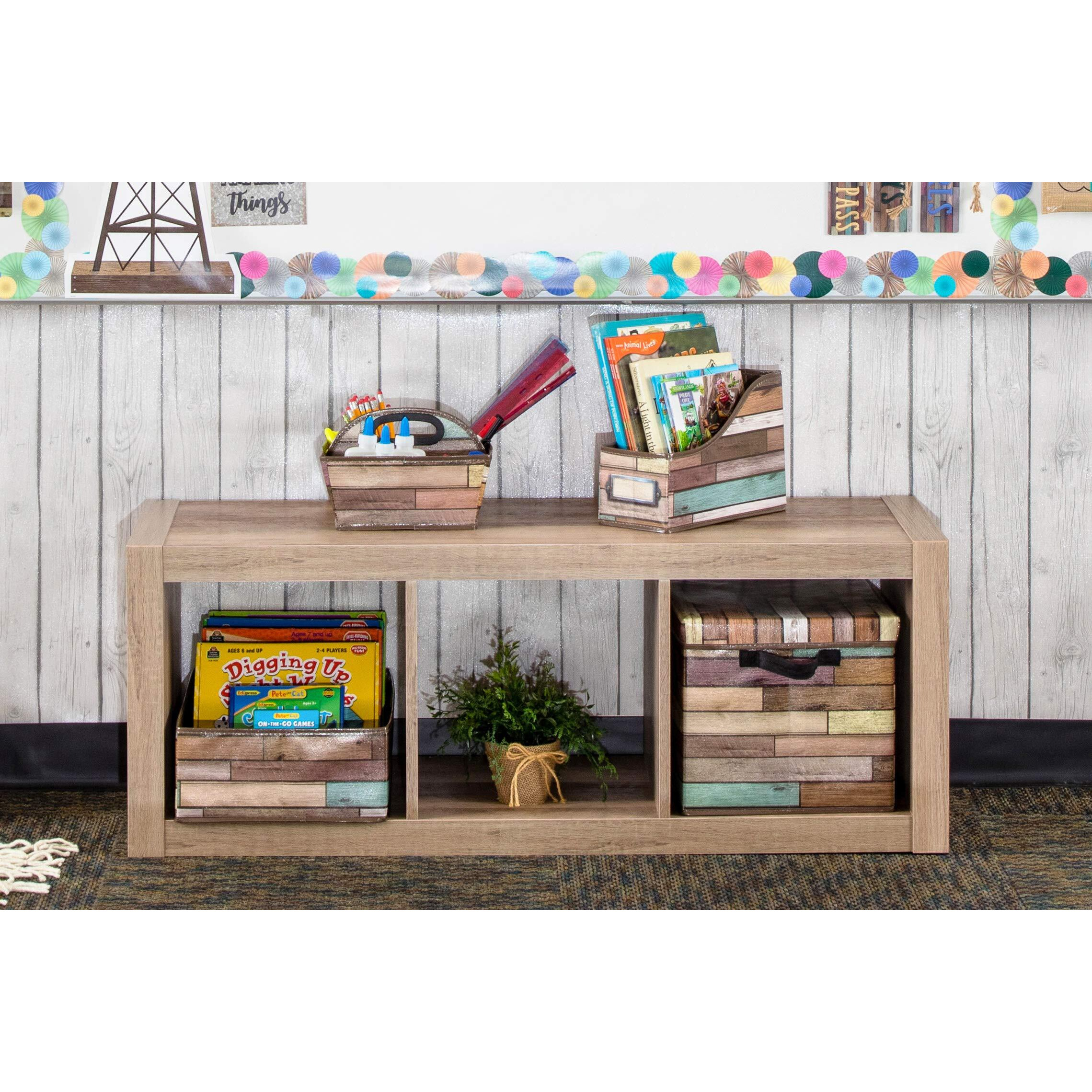 RECLAIMED WOOD SMALL STORAGE BIN