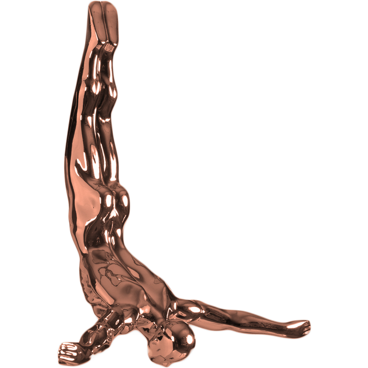 6.5" X 2.5" X 6.5" Bronze Diver - Wall Art