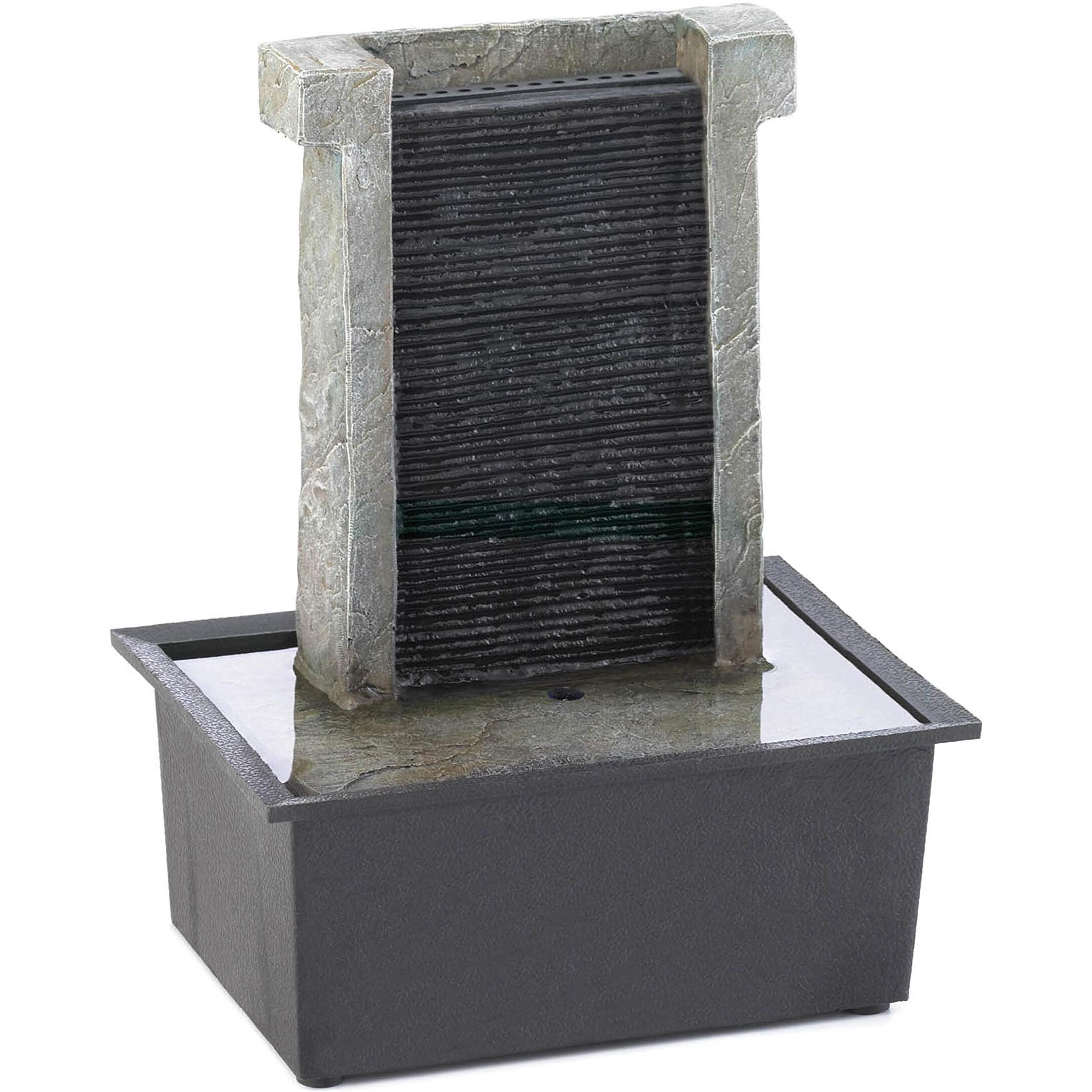 STONE WALL TABLETOP FOUNTAIN