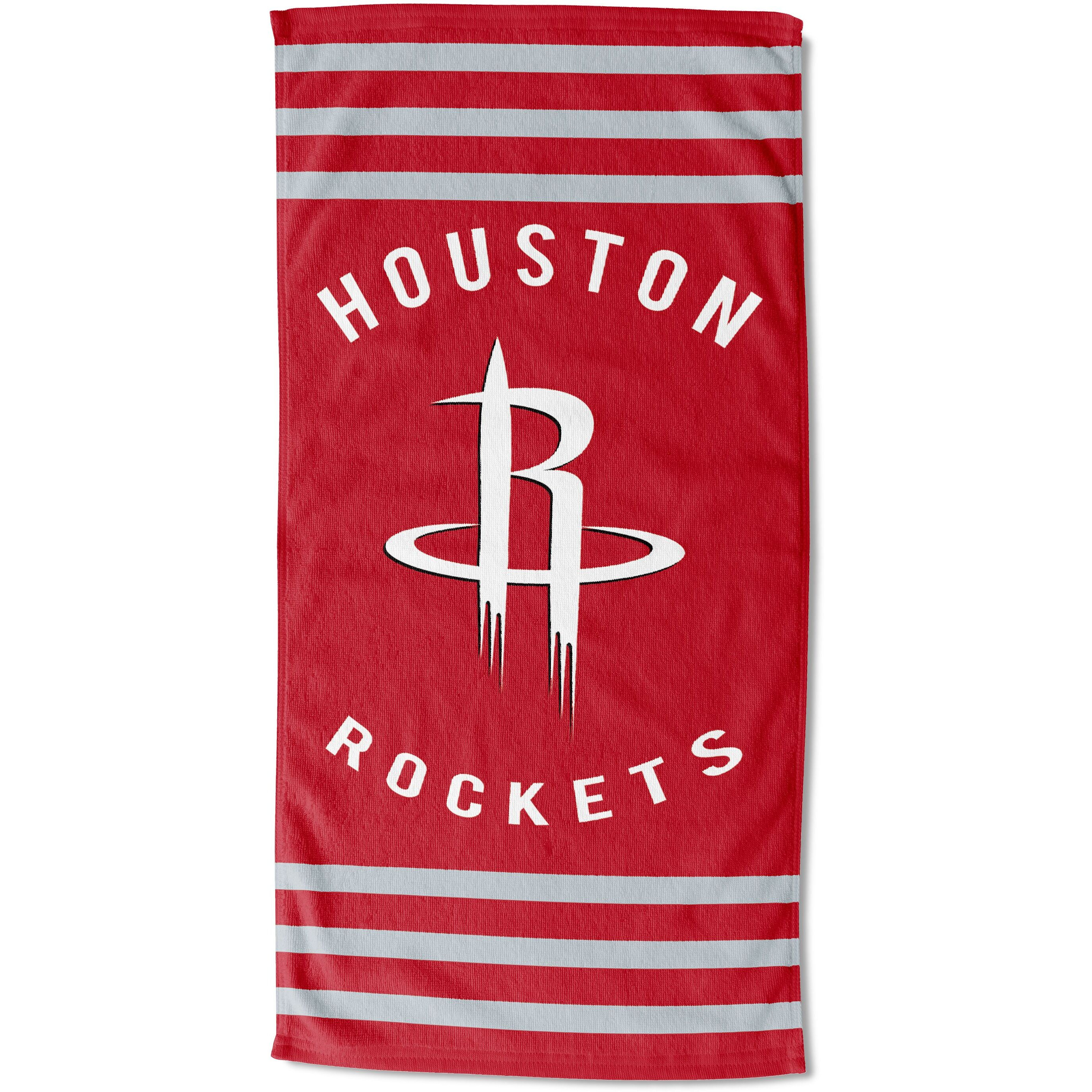 Rockets OFFIcIAL NBA Stripes Beach Towel 30 x 60(D0102H94DEV)