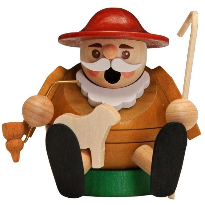 26701 - Richard Glaesser Incense Burner - Mini Shepherd - 3.25&quotH X 2.5&quotW x 2.5&quotD