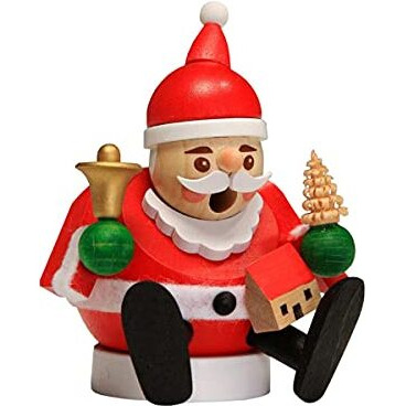 26707 - Richard Glaesser Incense Burner - Mini Santa Claus - 3.25&quotH X 2.5&quotW x 2.5&quotD