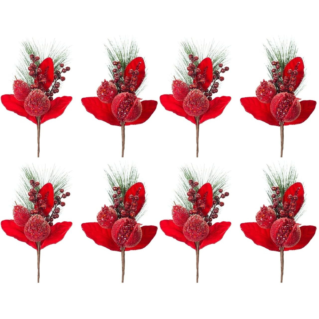 Pomegranate and Pear Pick (Set of 8)