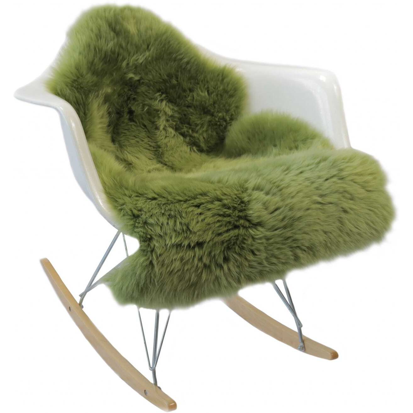 Sage Green New Zealand Natural  Sheepskin Rug