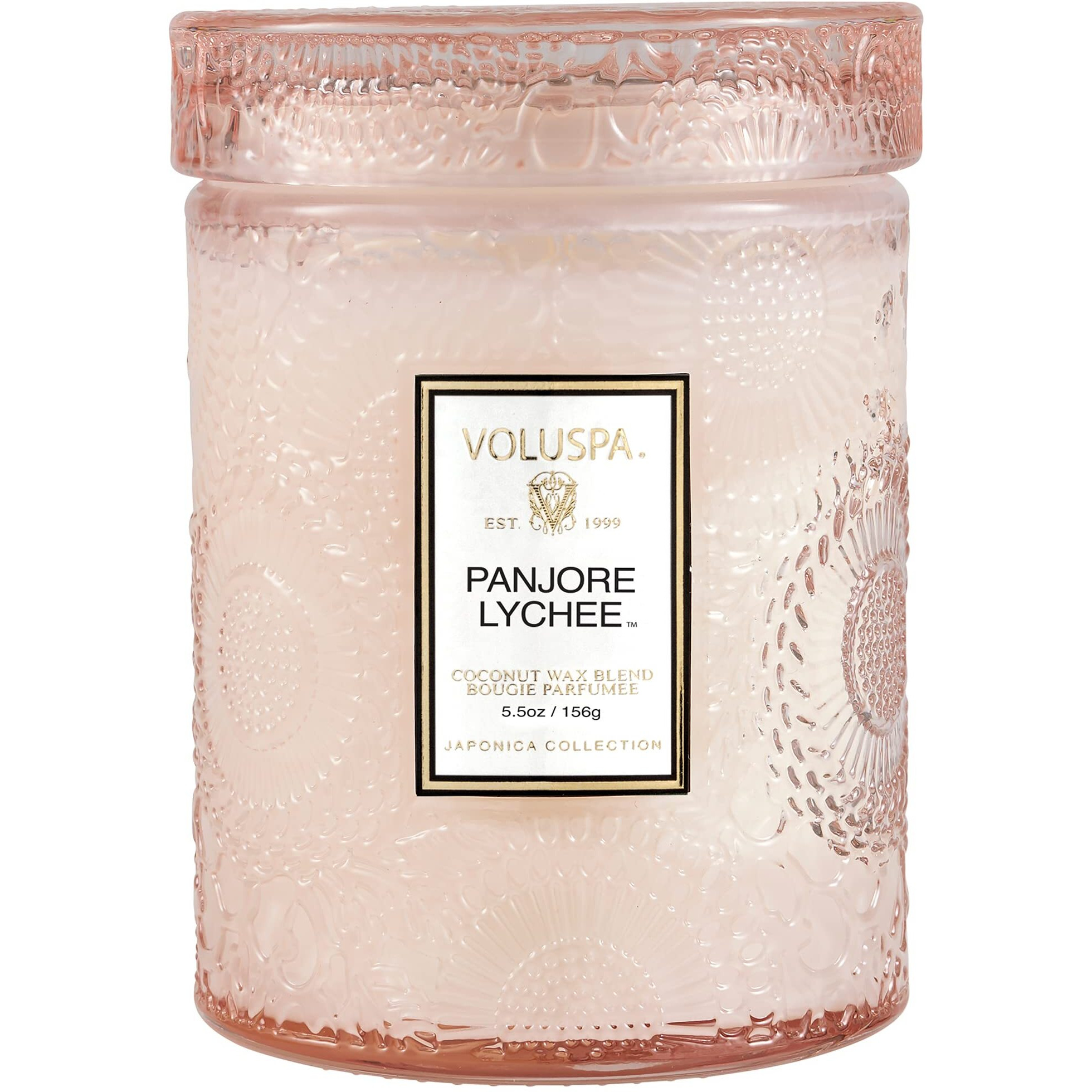 Ponjare Lychee - Small by Voluspa for Unisex - 5.5 oz Candle