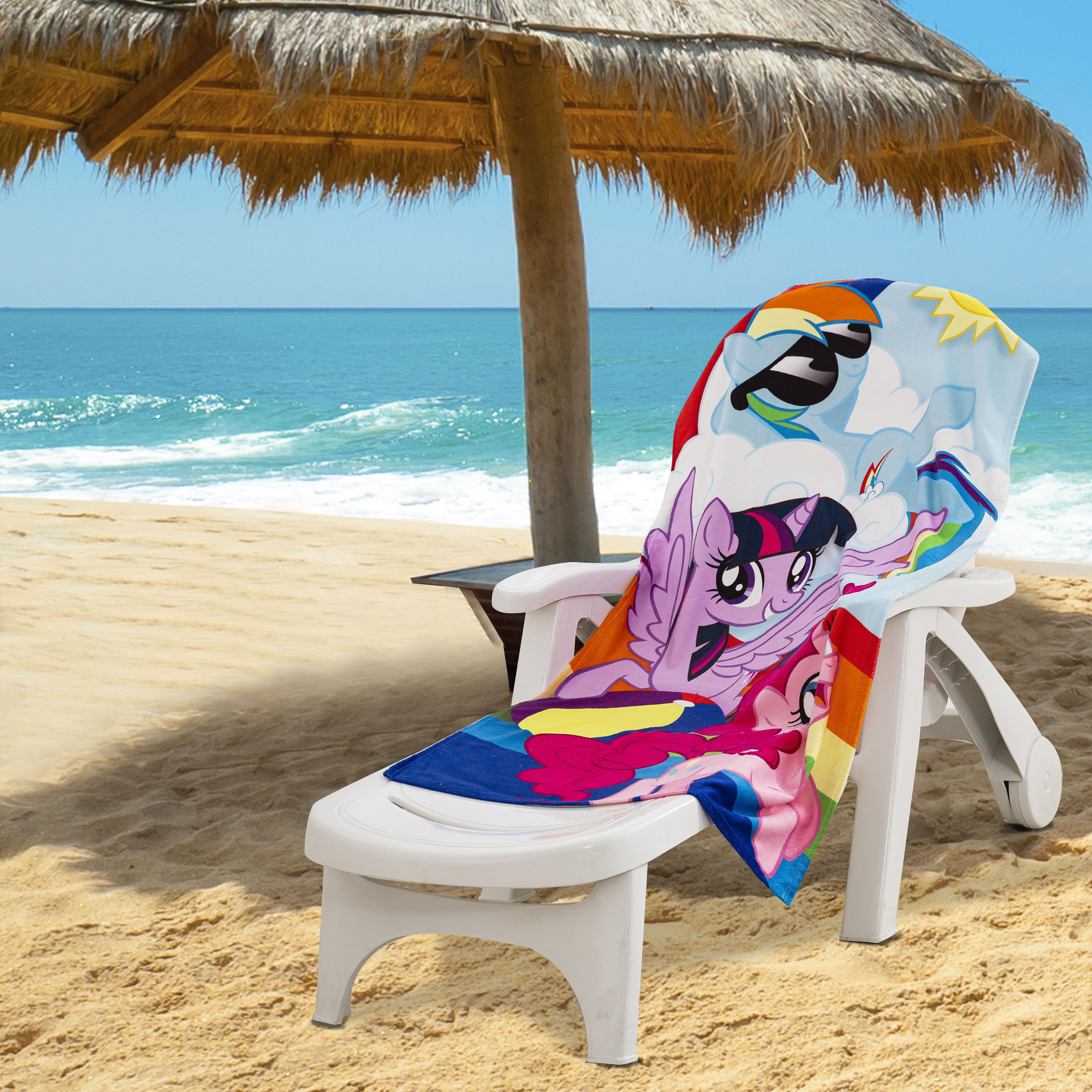 My Little Pony  Beach Ponies Beach Towel  30" x 60"(D0102H94YRW.)