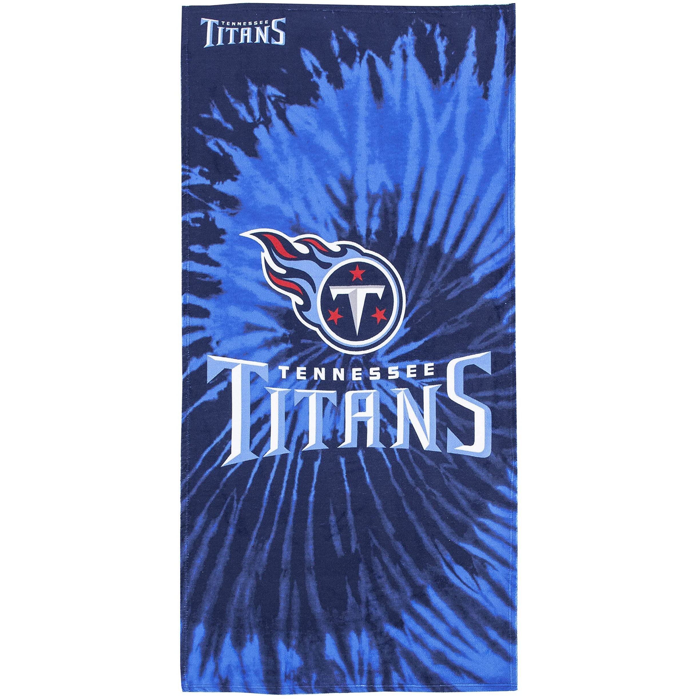Titans OFFIcIAL NFL Psychedelic Beach Towel 30 x 60(D0102H94KNY)