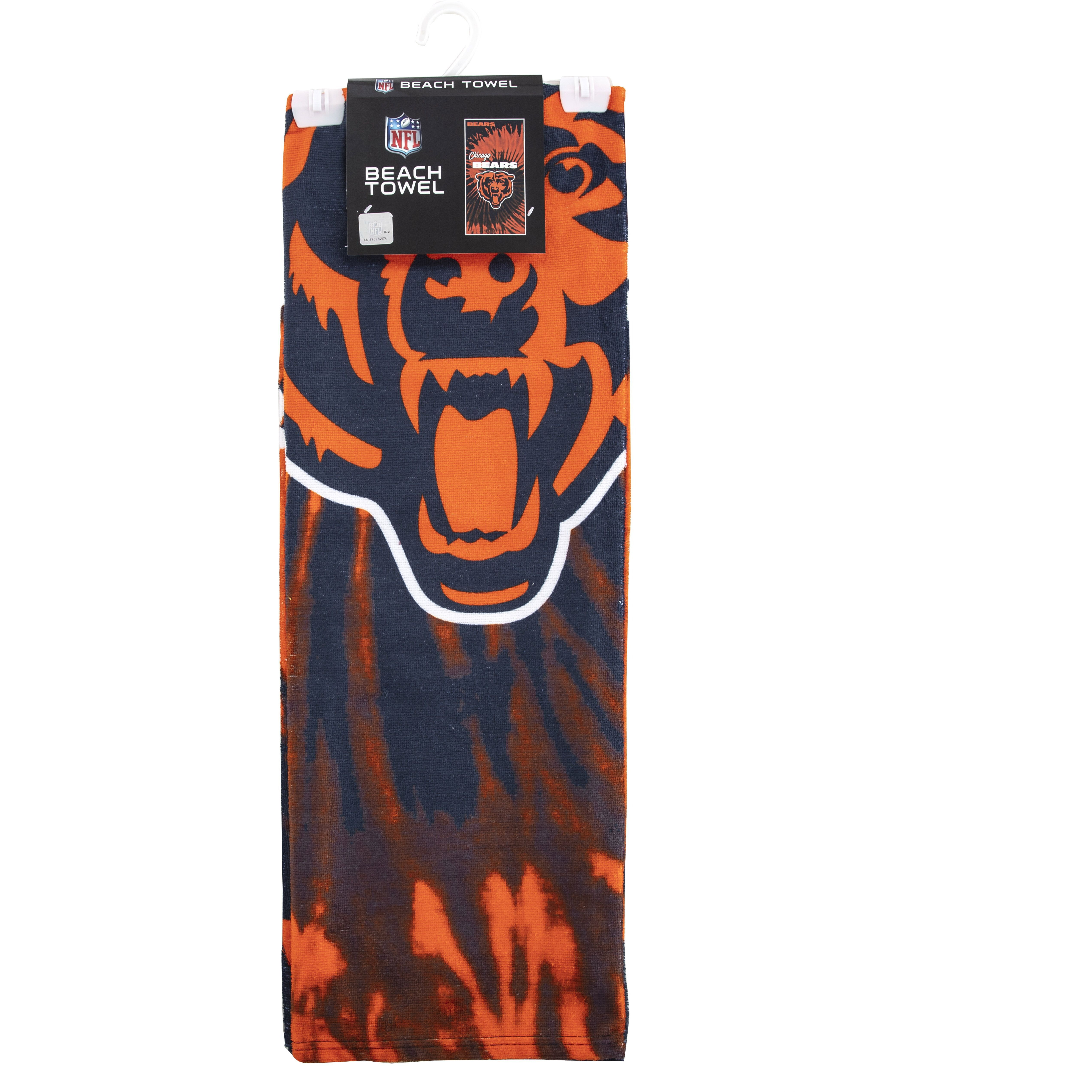 Bears OFFIcIAL NFL Psychedelic Beach Towel 30 x 60(D0102H94NgY)