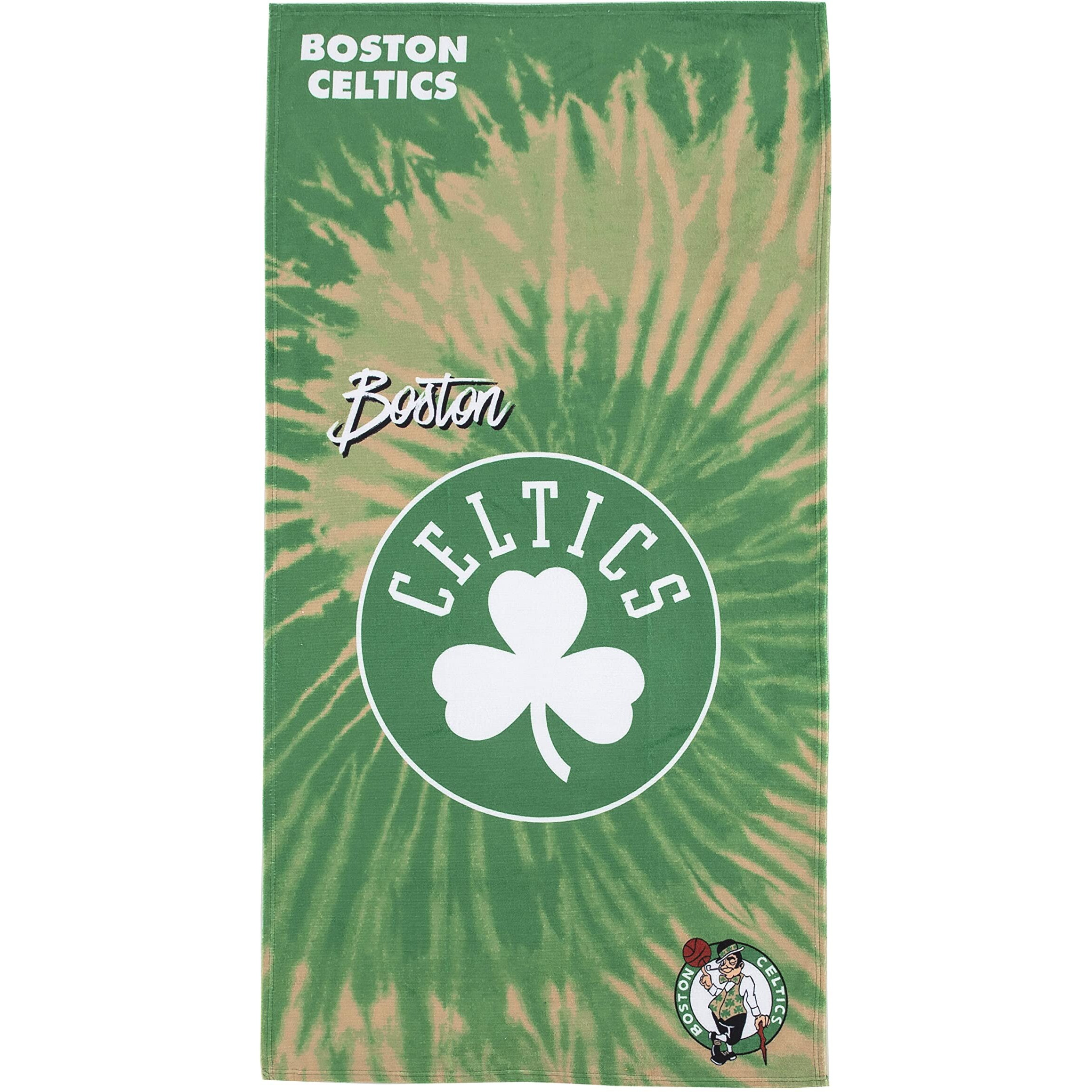 celtics OFFIcIAL NBA Psychedelic Beach Towel 30 x 60(D0102H94Dg7)
