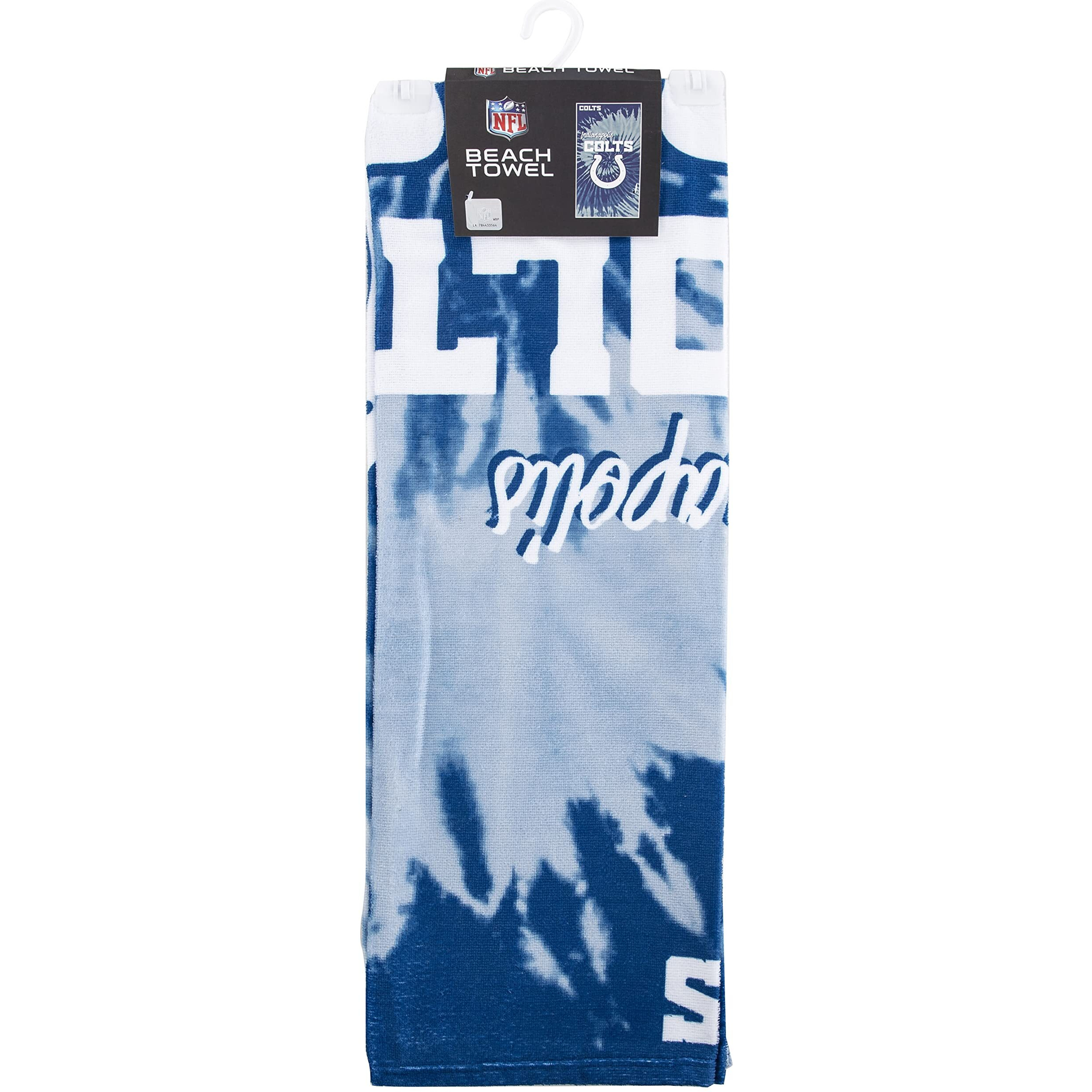 colts OFFIcIAL NFL Psychedelic Beach Towel 30 x 60(D0102H94NRY)