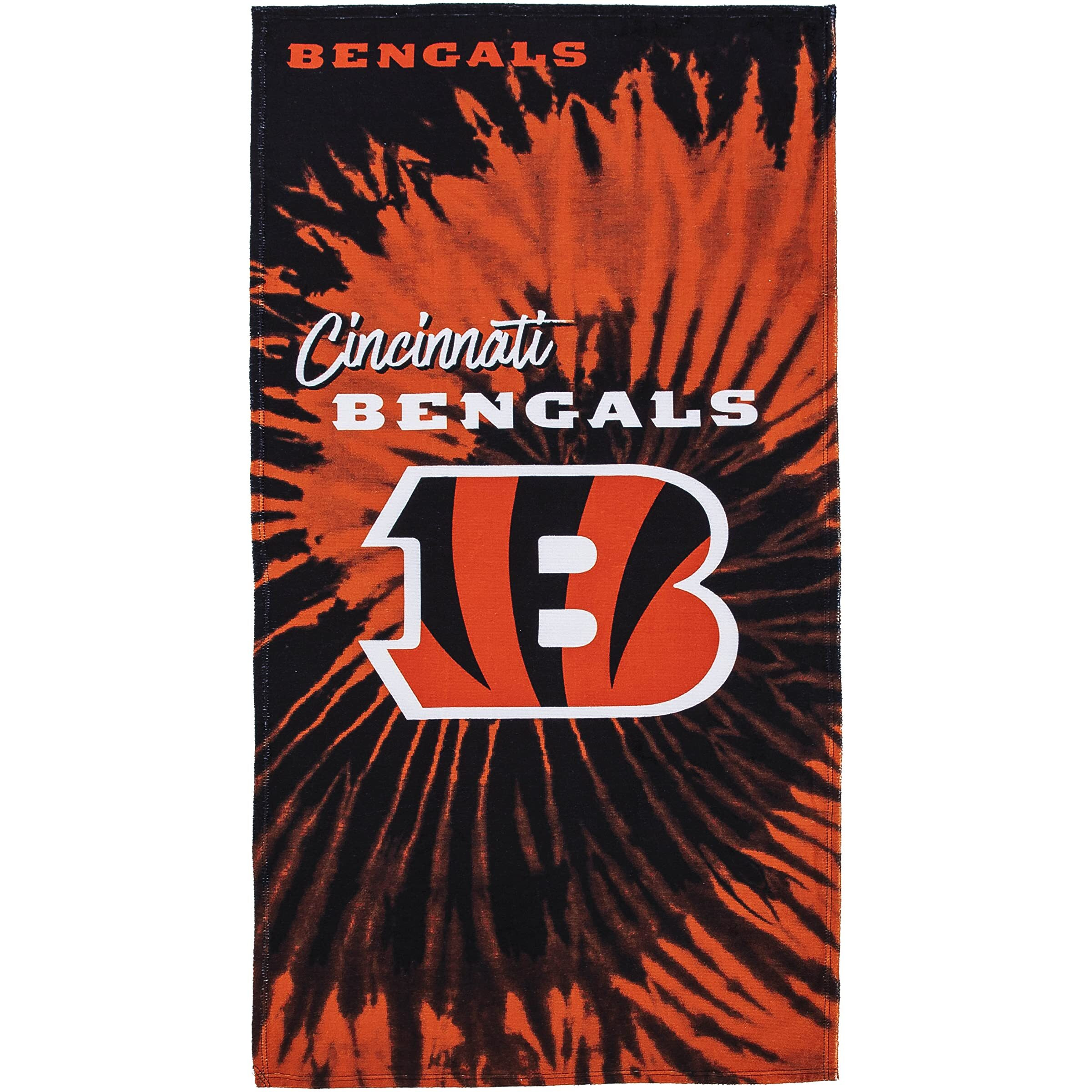 Bengals OFFIcIAL NFL Psychedelic Beach Towel 30 x 60(D0102H94NHU)