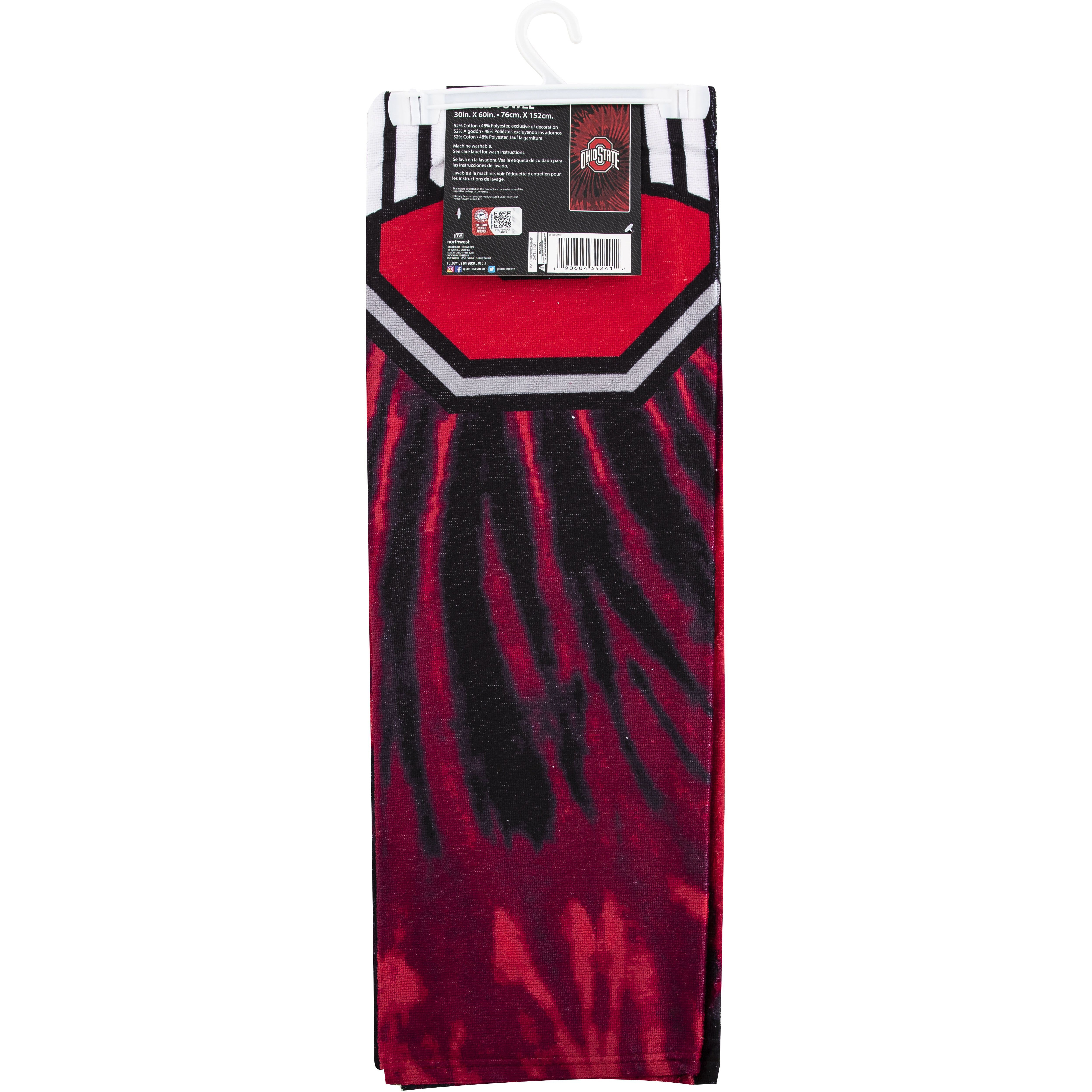 Ohio State Psychedelic Beach Towel(D0102H94VQA)