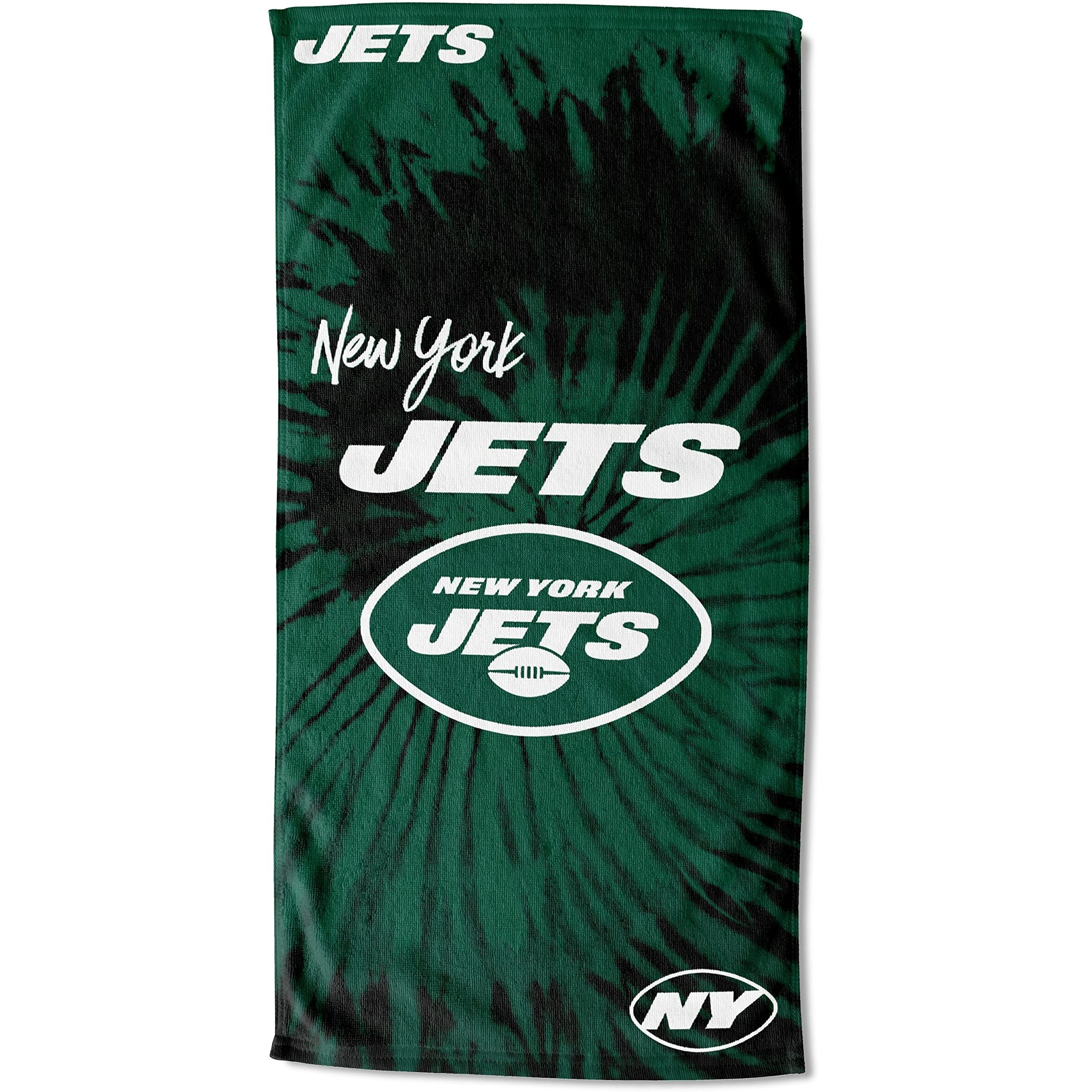 Jets OFFIcIAL NFL Psychedelic Beach Towel 30 x 60(D0102H94KUA)