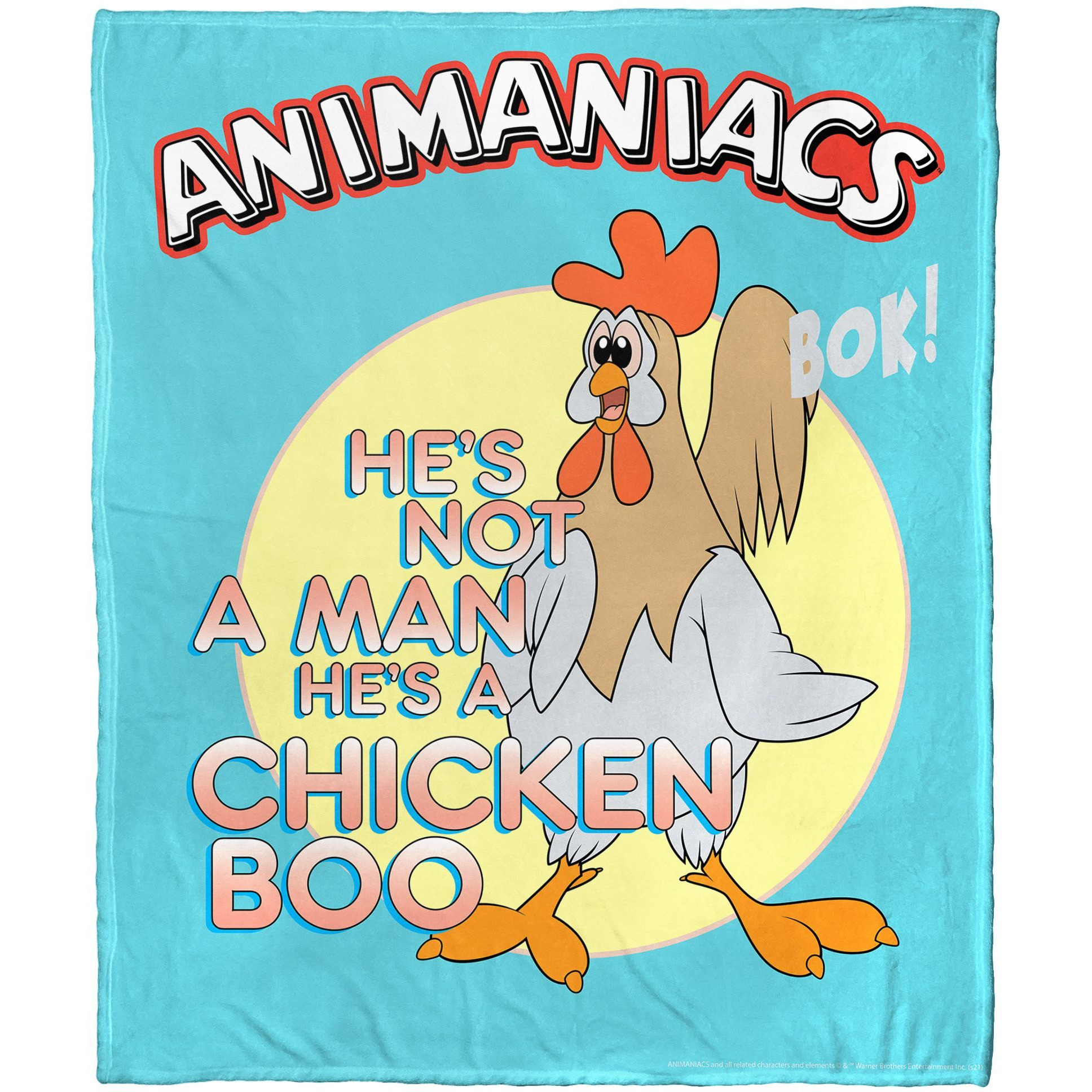 Animaniacs, Chicken Boo Aggretsuko Comics Silk Touch Throw Blanket, 50" x 60"(D0102HAR1N7.)