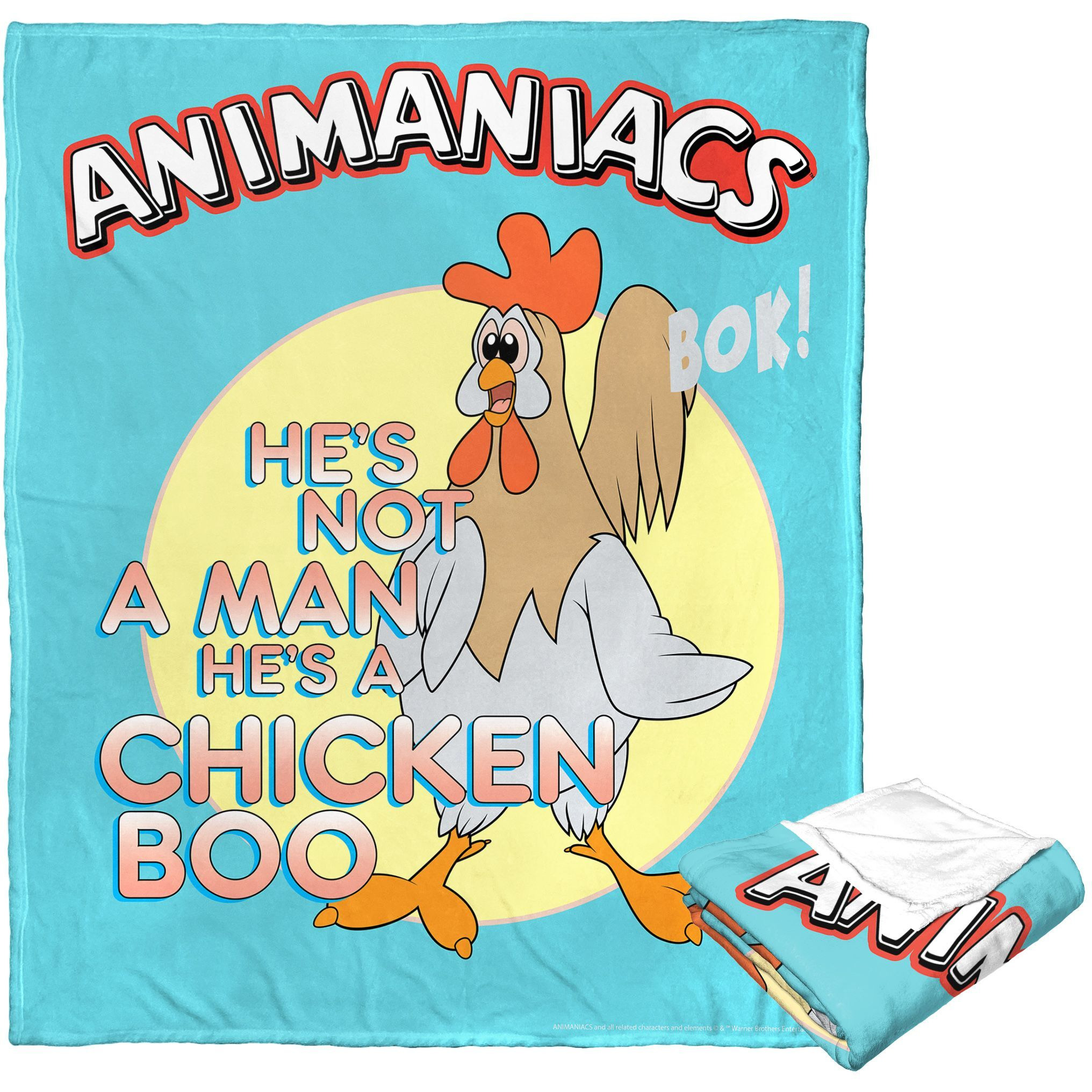 Animaniacs, Chicken Boo Aggretsuko Comics Silk Touch Throw Blanket, 50" x 60"(D0102HAR1N7.)