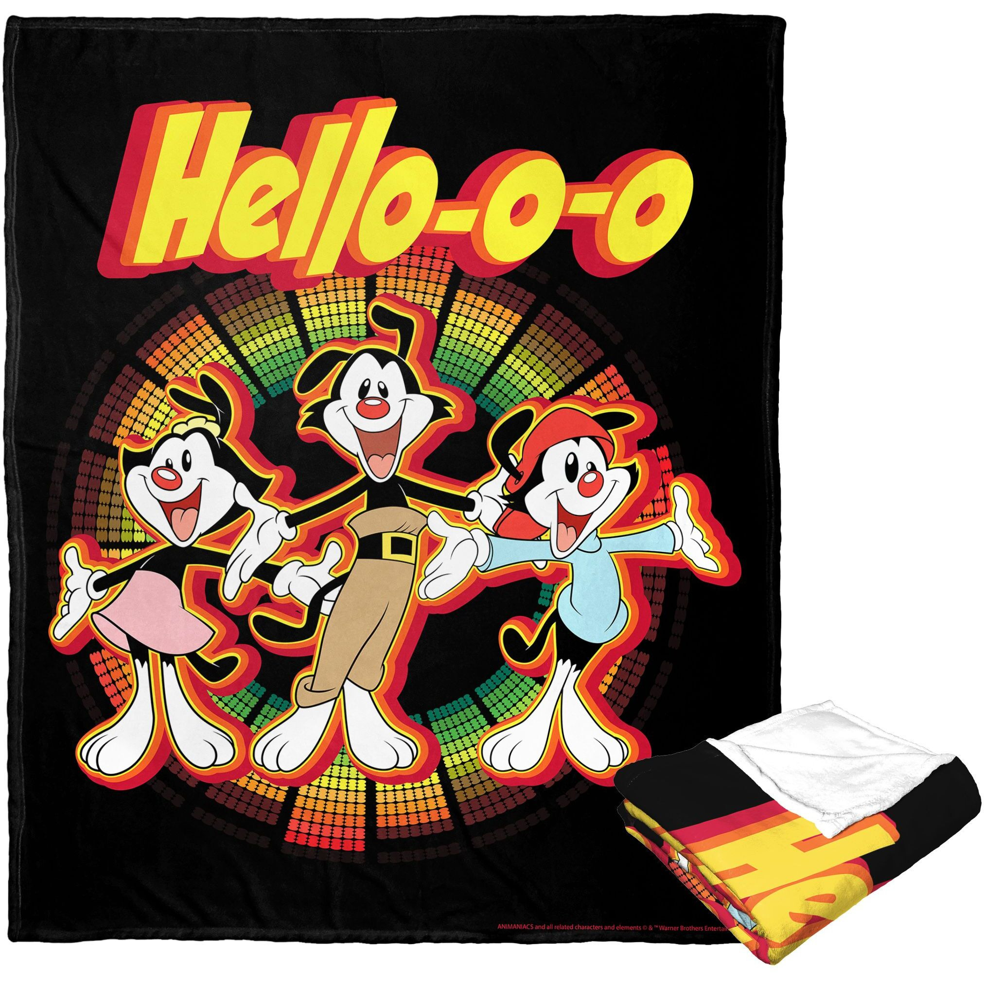 Animaniacs, Hellooo Aggretsuko Comics Silk Touch Throw Blanket, 50" x 60"(D0102HAR1NG.)