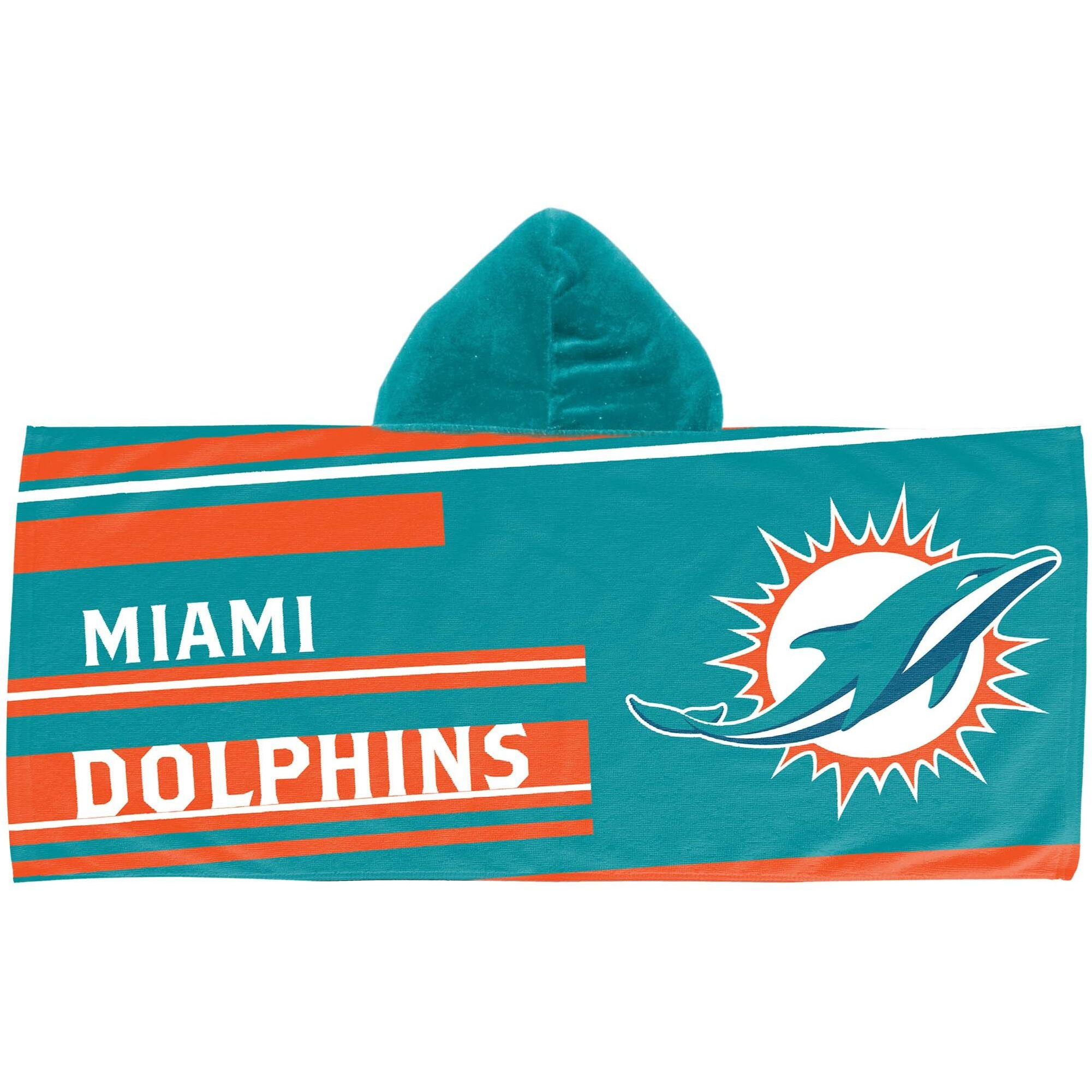 NFL 606 Dolphins - Juvy Hooded Towel, 22X51(D0102HgJRU7)