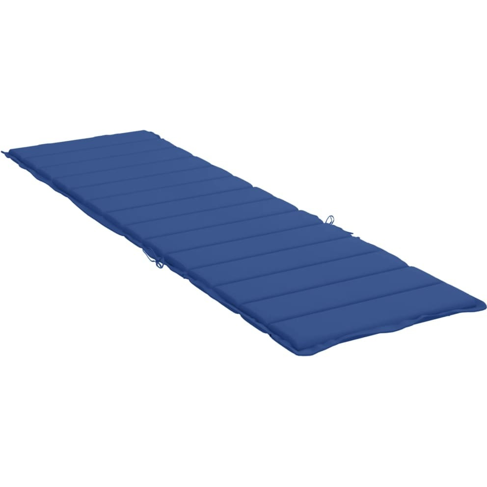 vidaXL Sun Lounger Cushion Royal Blue 78.7&quotx27.6&quotx1.2" Fabric