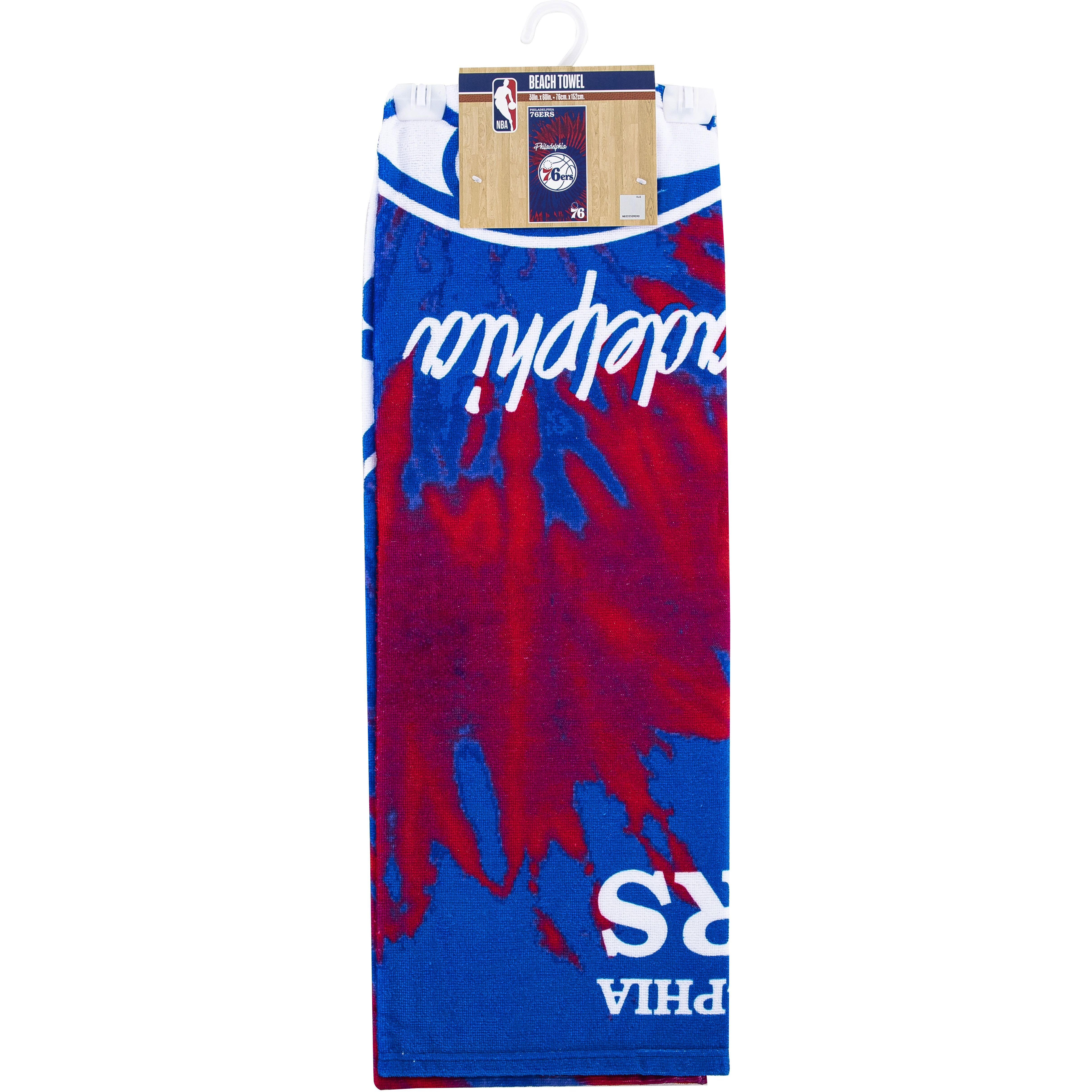 76ers OFFIcIAL NBA Psychedelic Beach Towel 30 x 60(D0102H94MAU)
