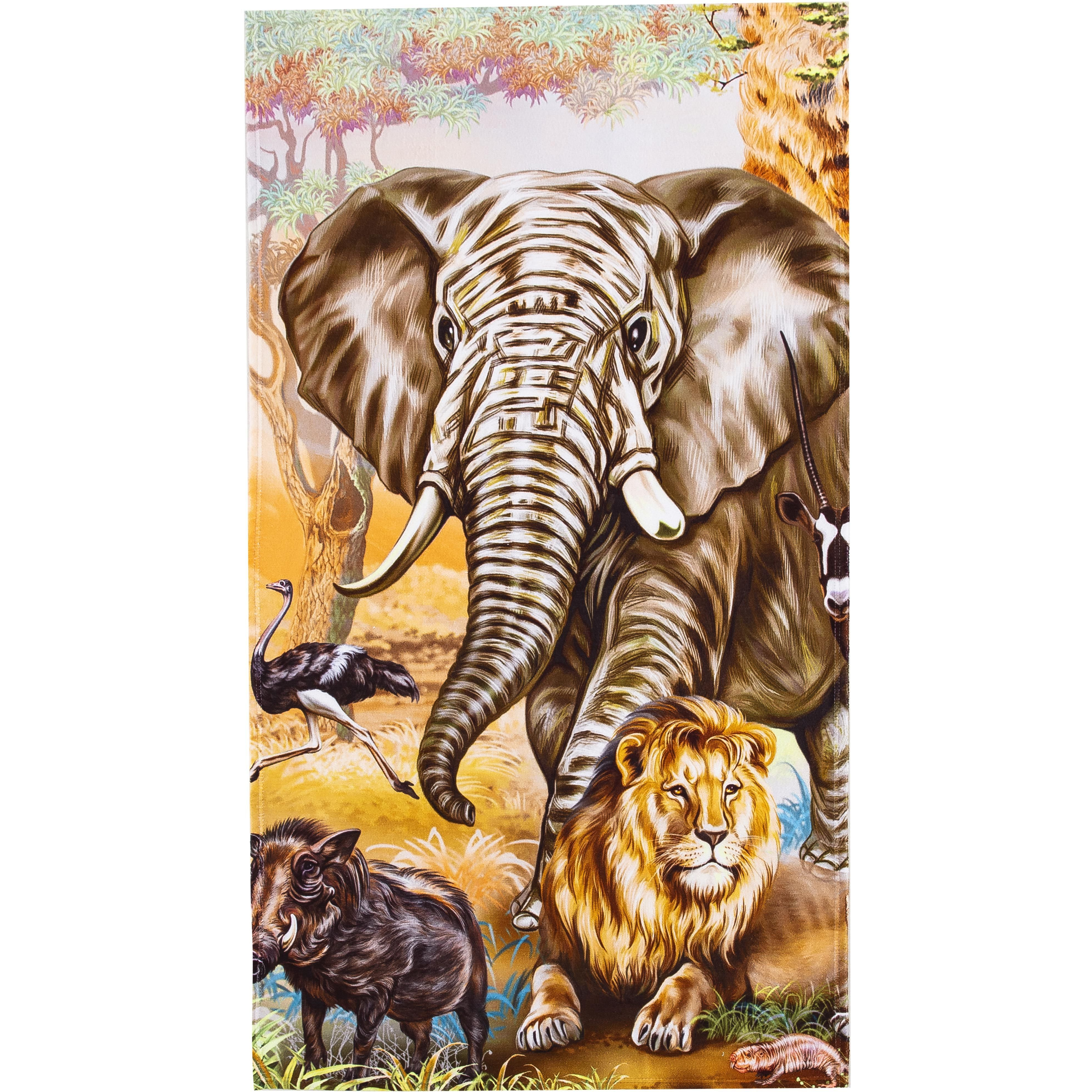 Safari Beach Towel  30" x 60"(D0102H94CV7.)