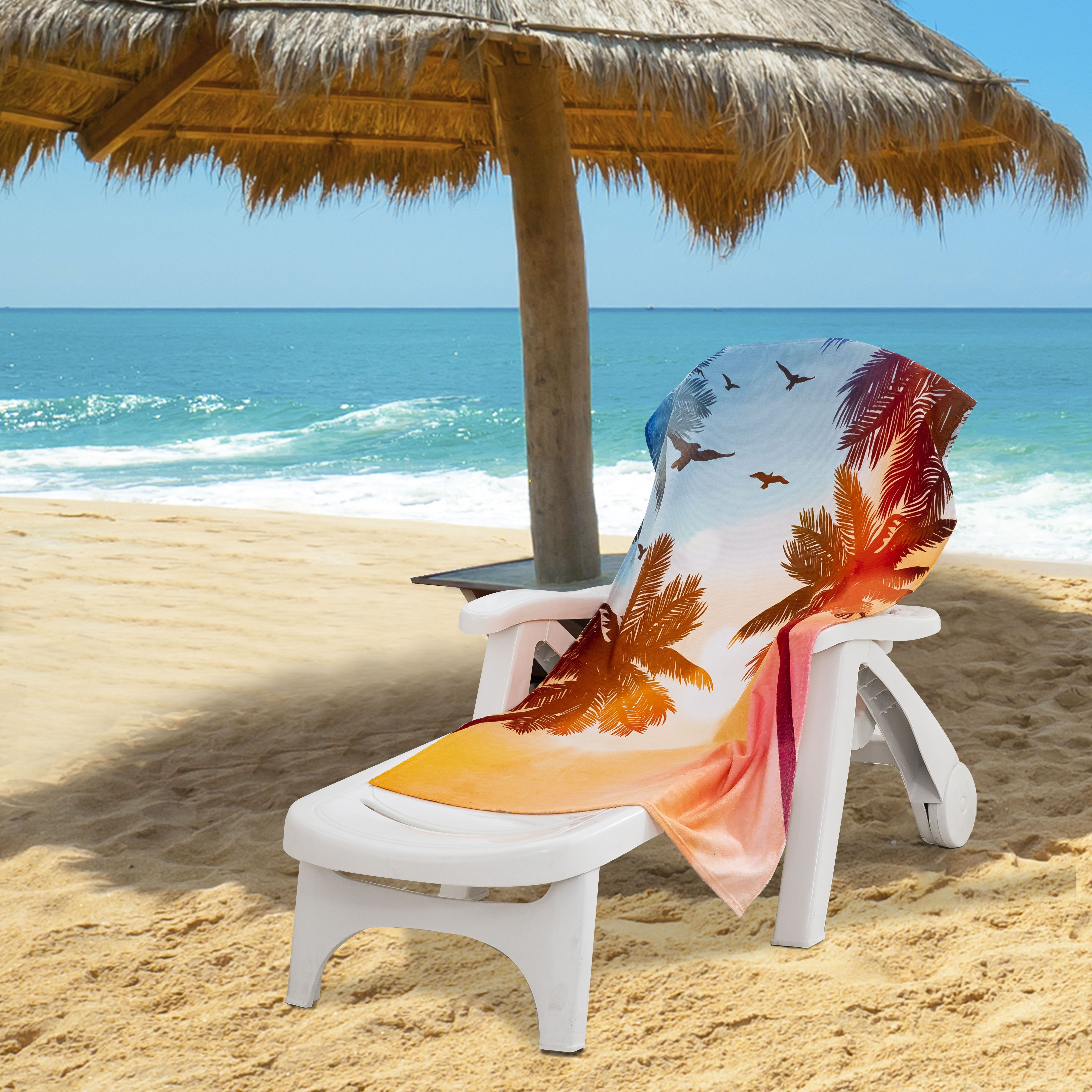 Aloha Sunrise Beach Towel  30" x 60"(D0102H94C1W.)