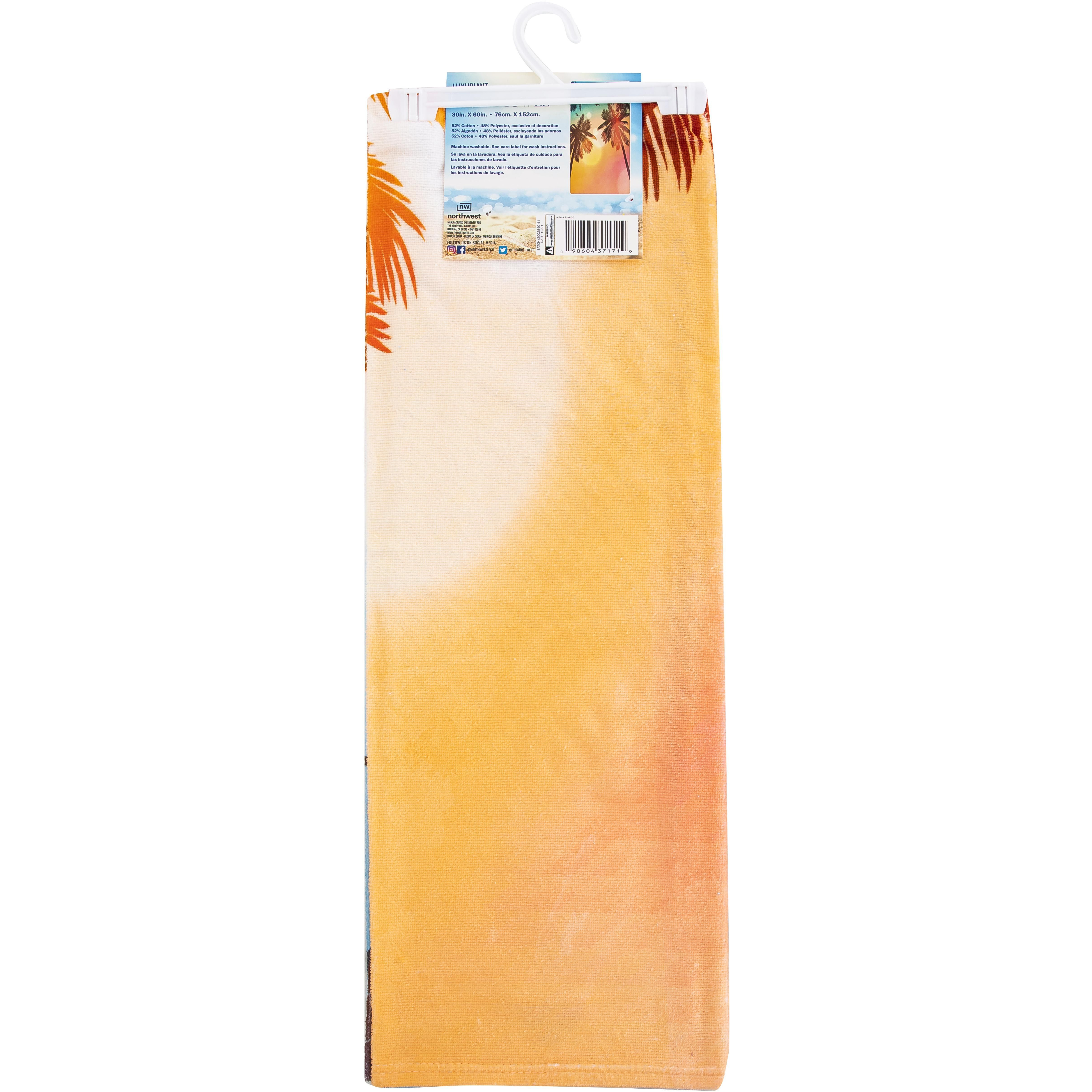 Aloha Sunrise Beach Towel  30" x 60"(D0102H94C1W.)